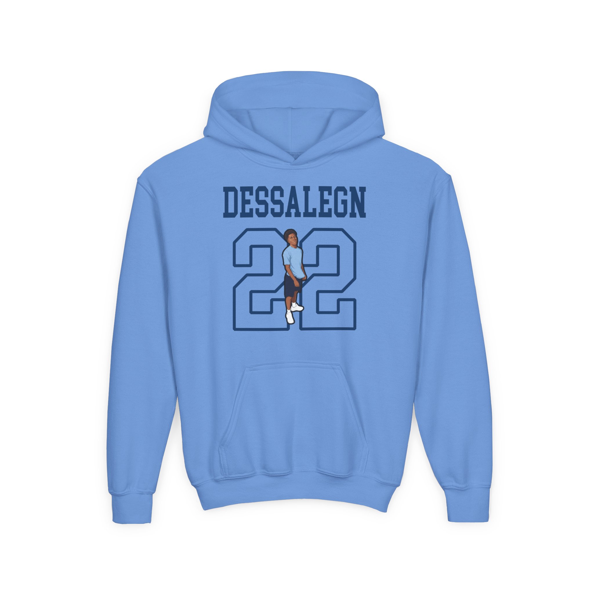 Youth Hoodie — character_shirsey in Blue