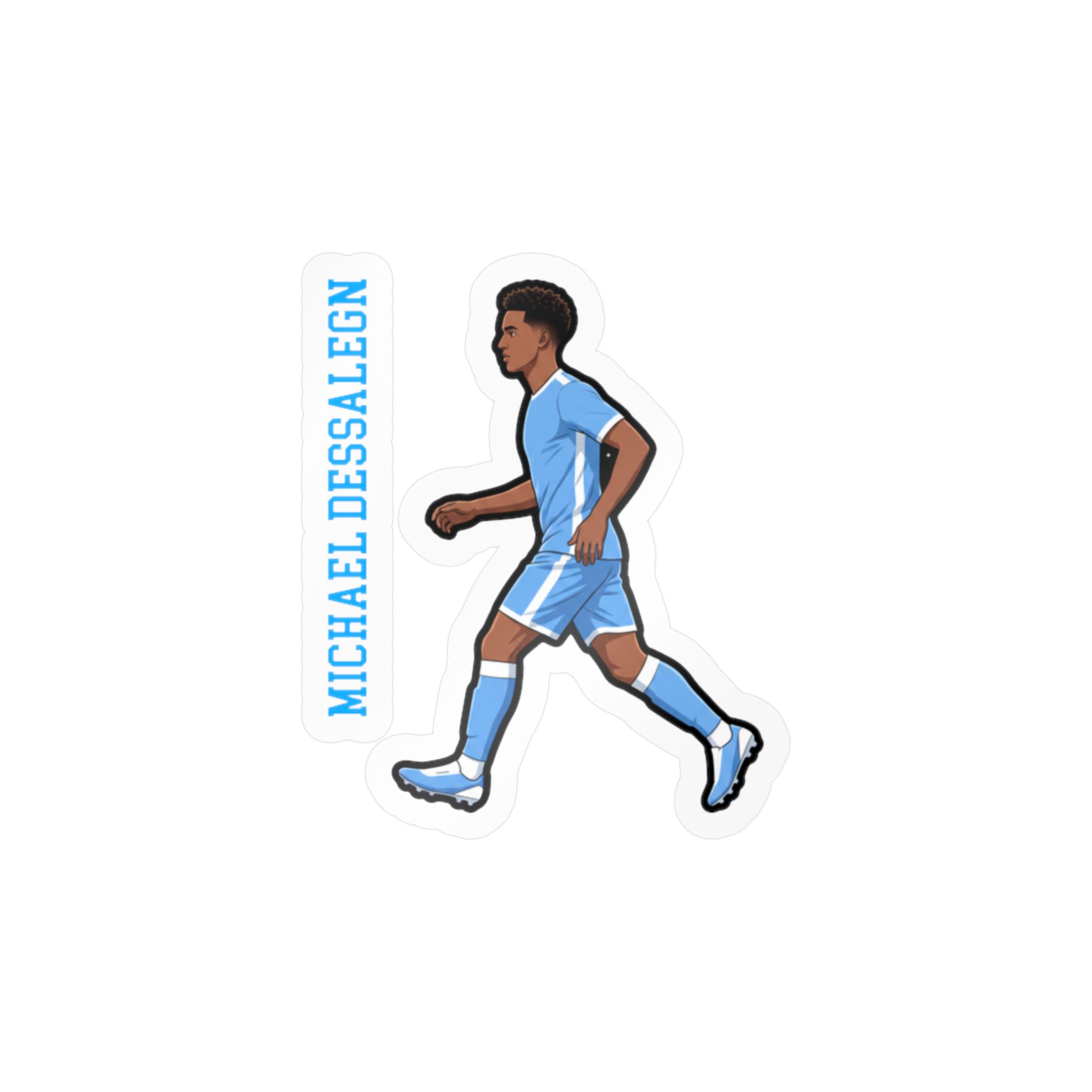 Vinyl Sticker — character_name_vertical in Classic