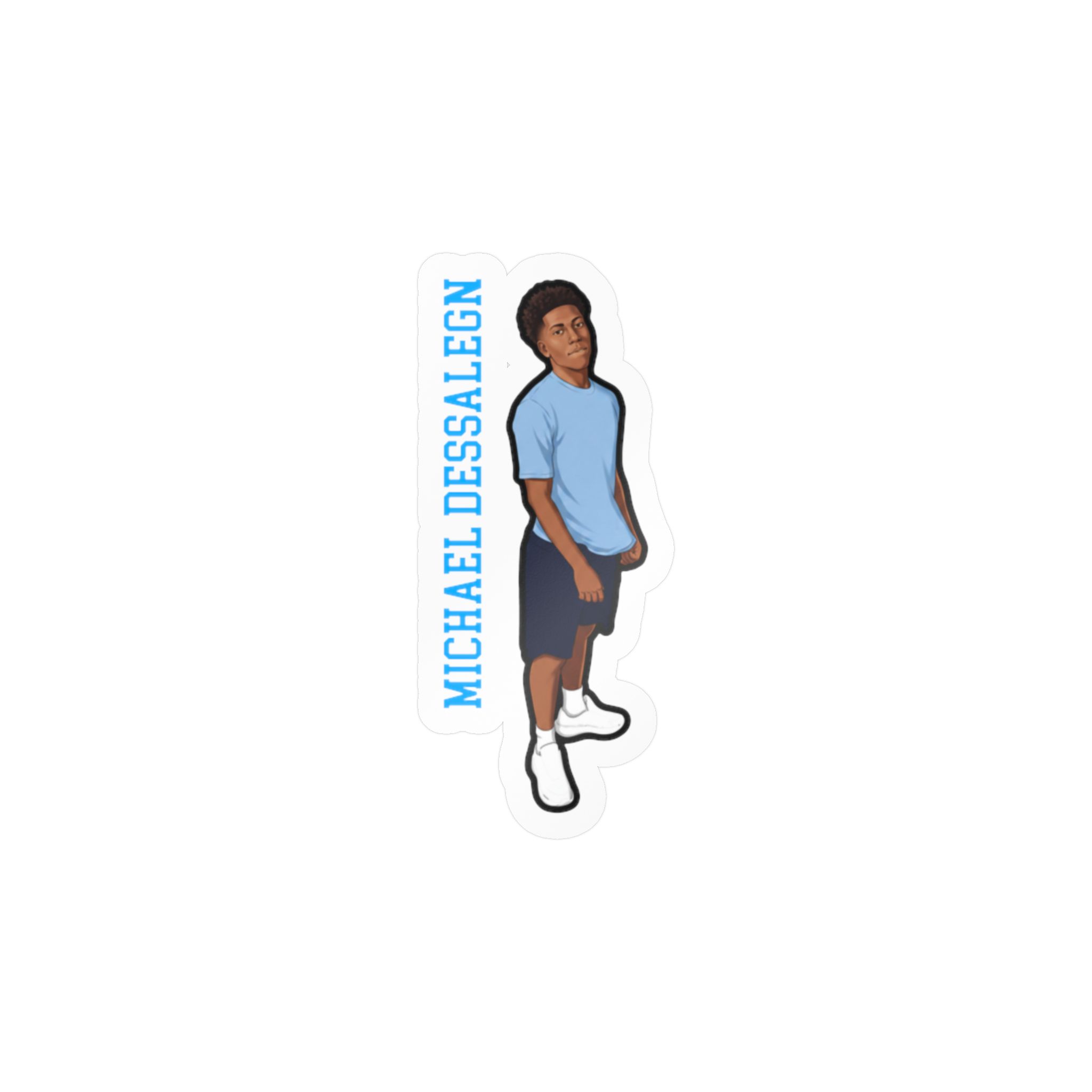 Vinyl Sticker — character_name_vertical in Classic