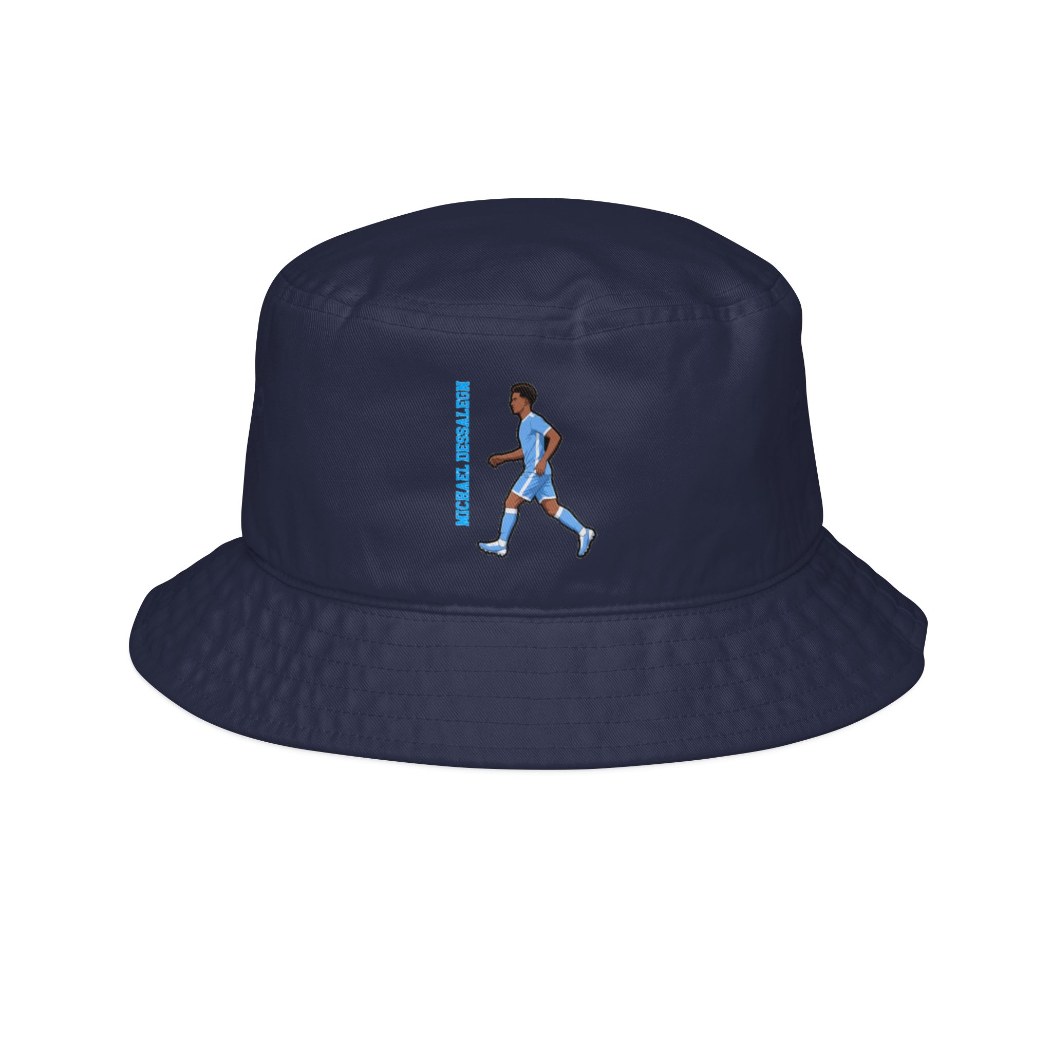 Bucket Hat — character_name_vertical in Navy