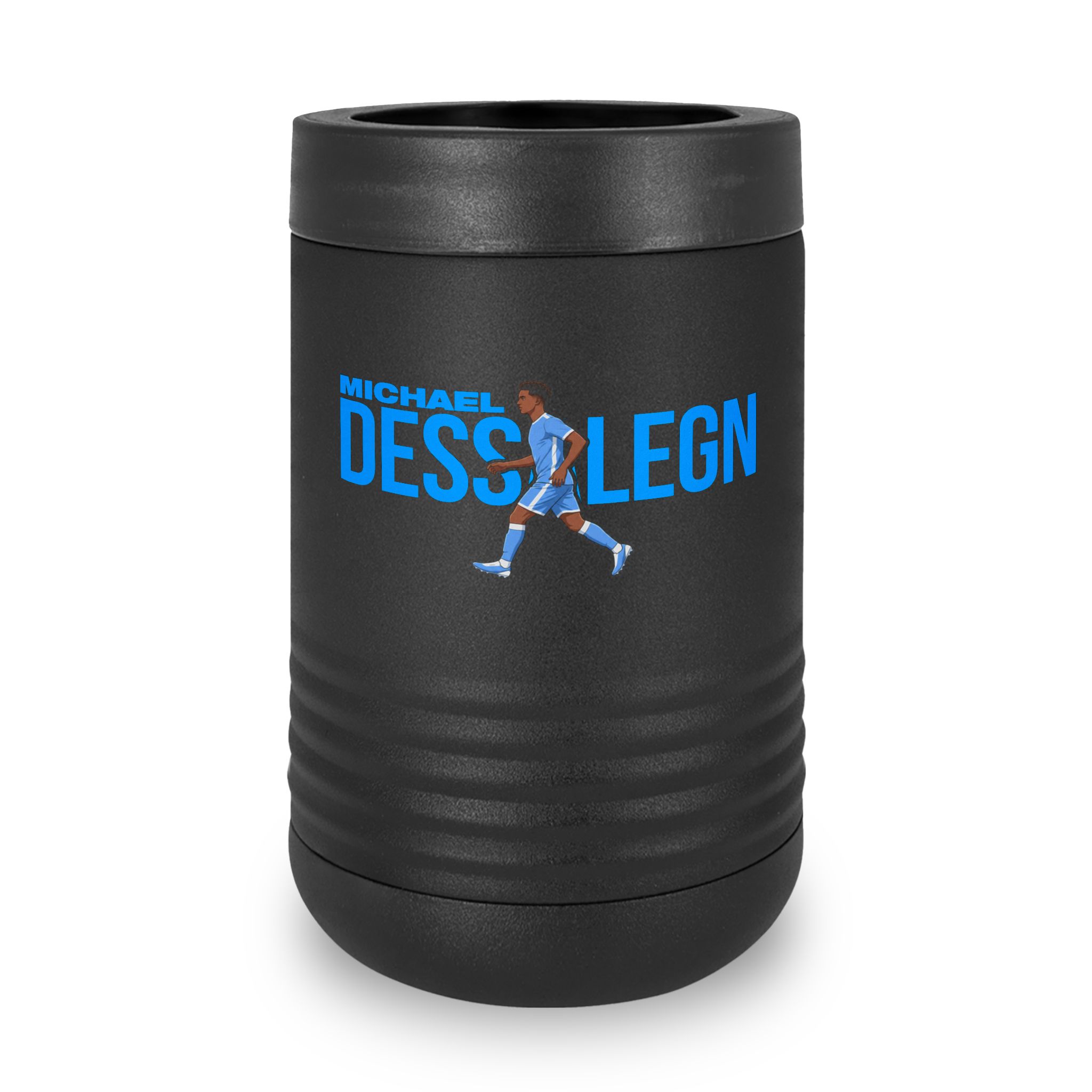 Stainless Can Cooler — character_player_name in Black