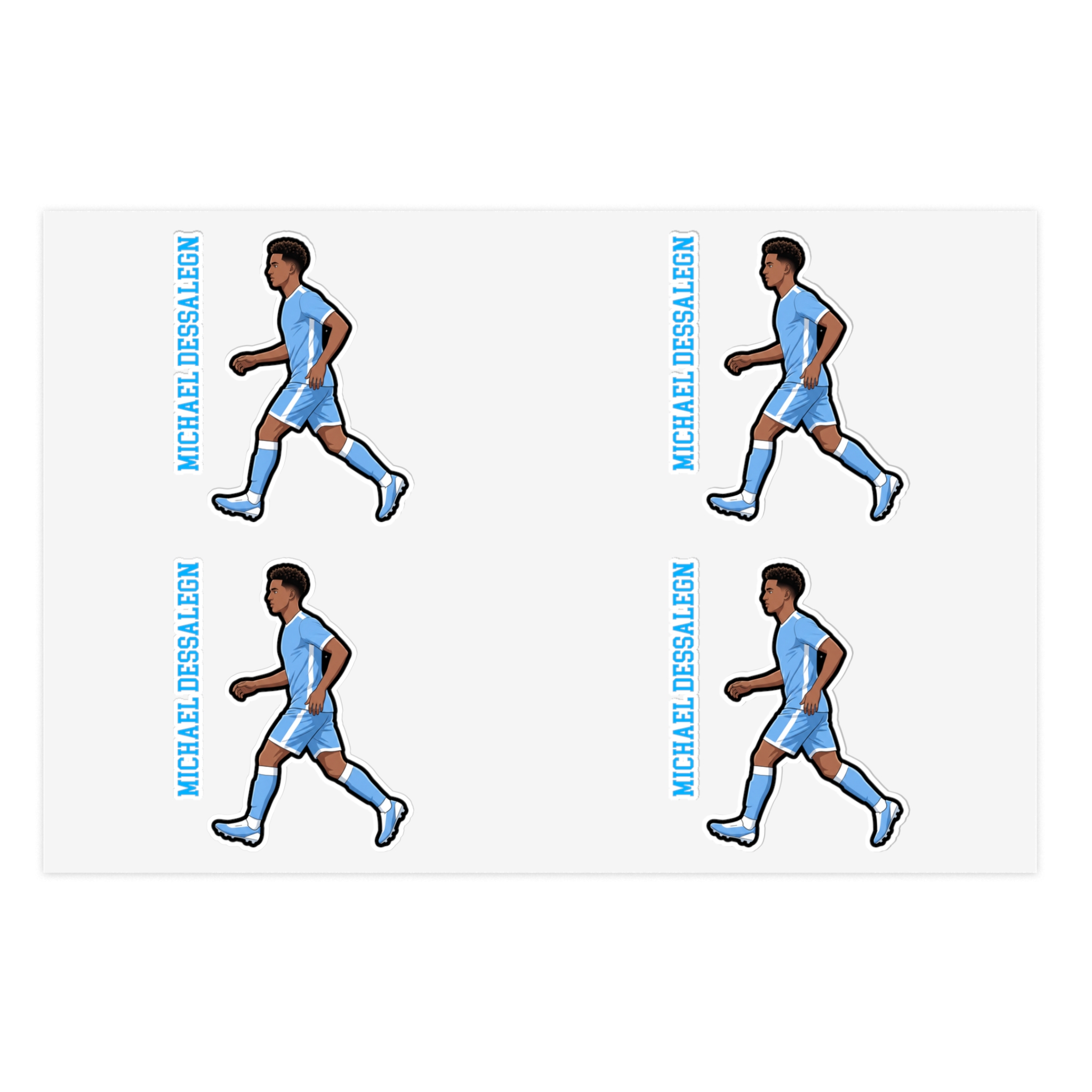Sticker Sheet — character_name_vertical in Classic