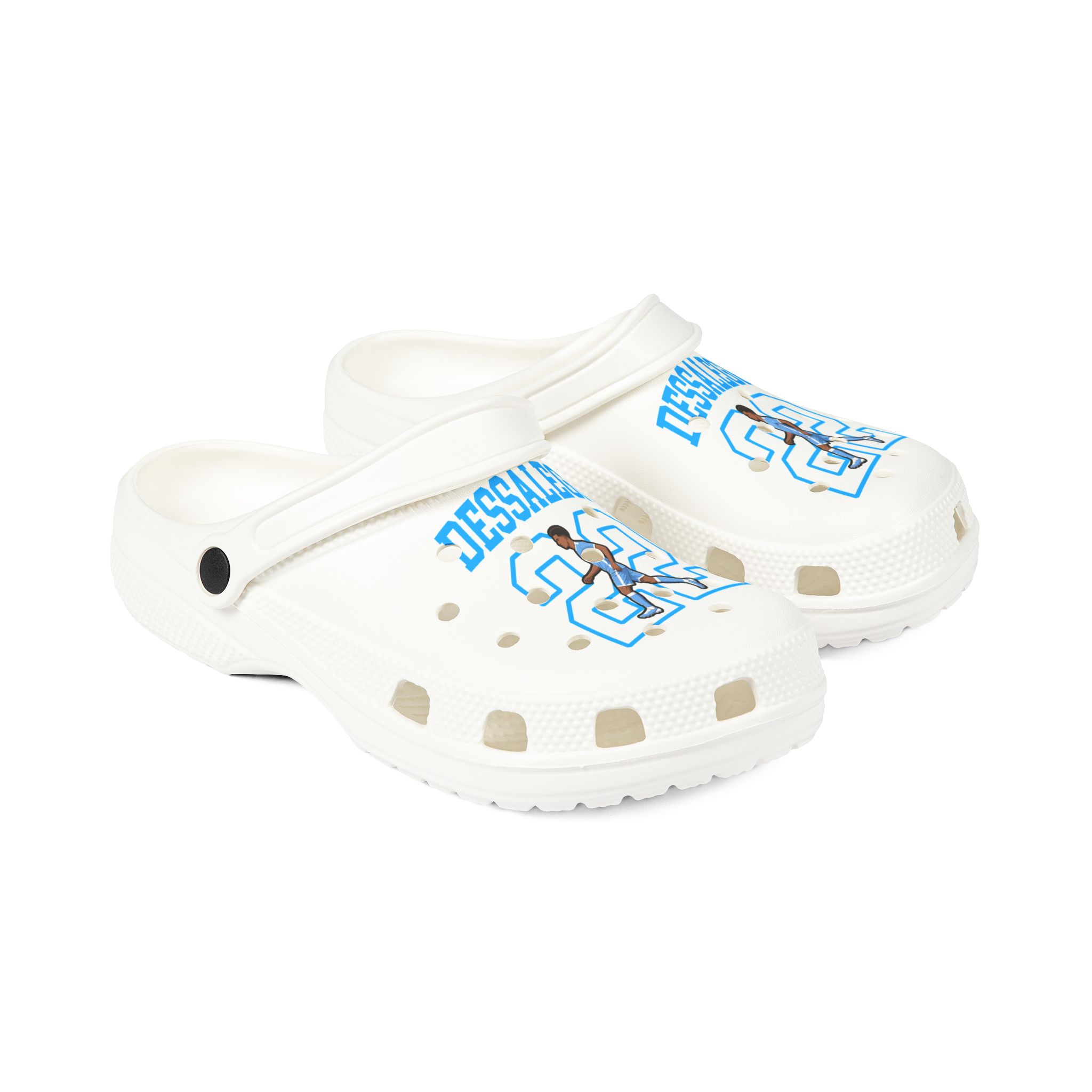 Rubber Clogs — character_shirsey in White