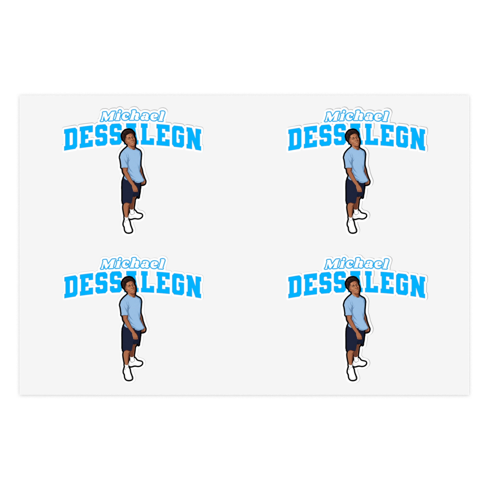 Sticker Sheet — character_name_arch in Classic