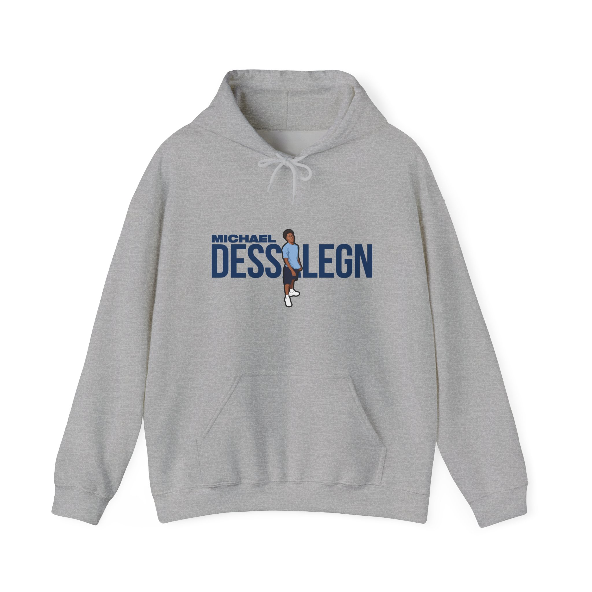 Hoodie — character_player_name in Grey