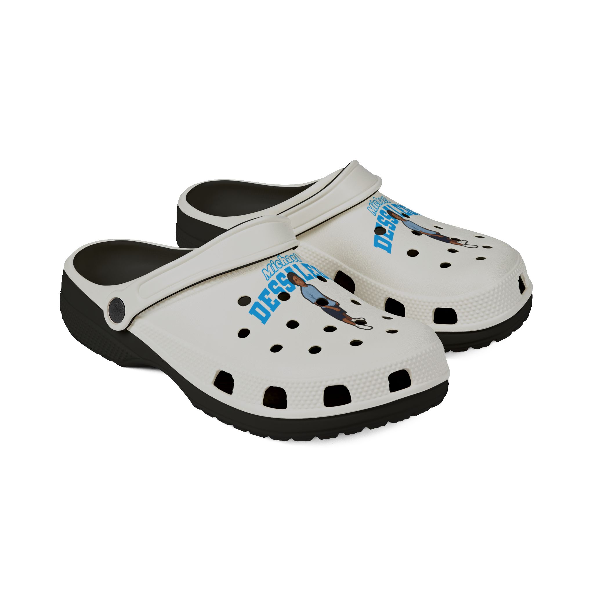 Rubber Clogs — character_name_arch in Black