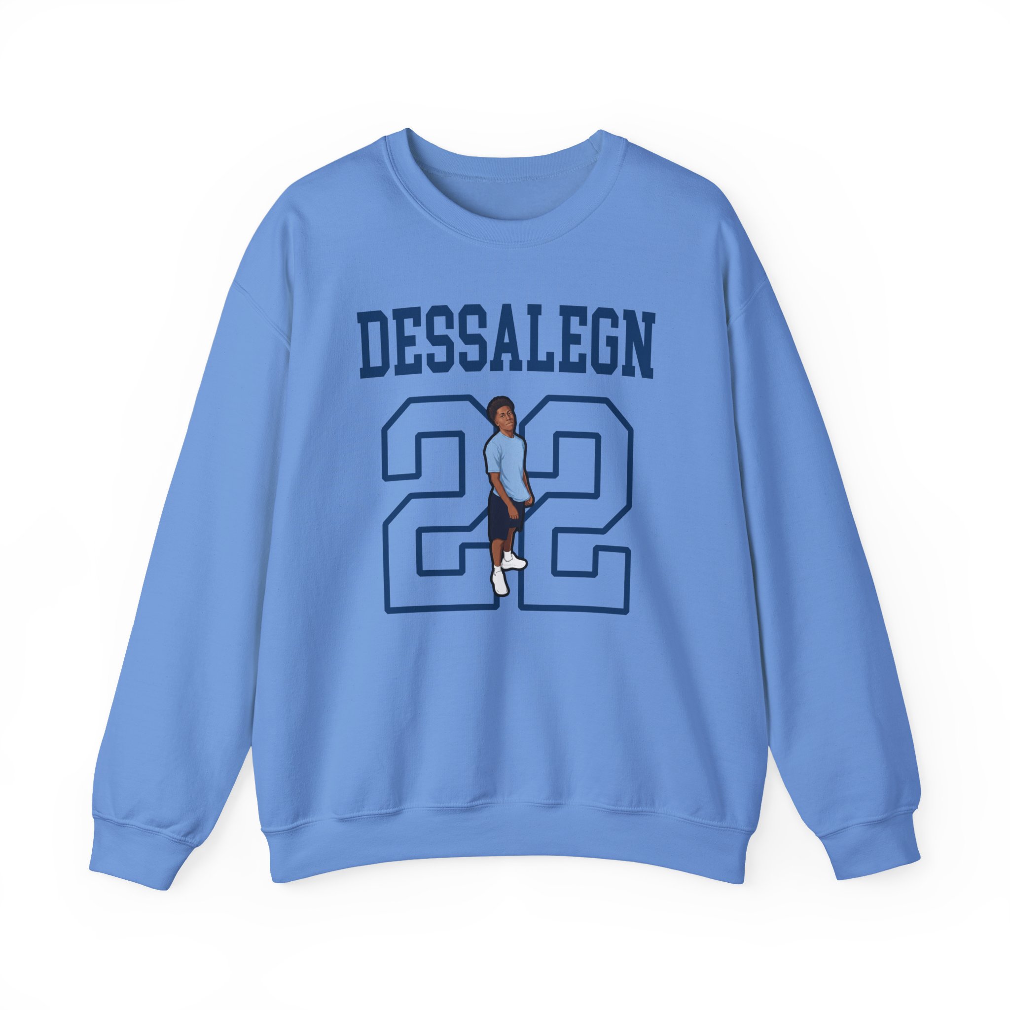 Crewneck Sweatshirt — character_shirsey in Blue