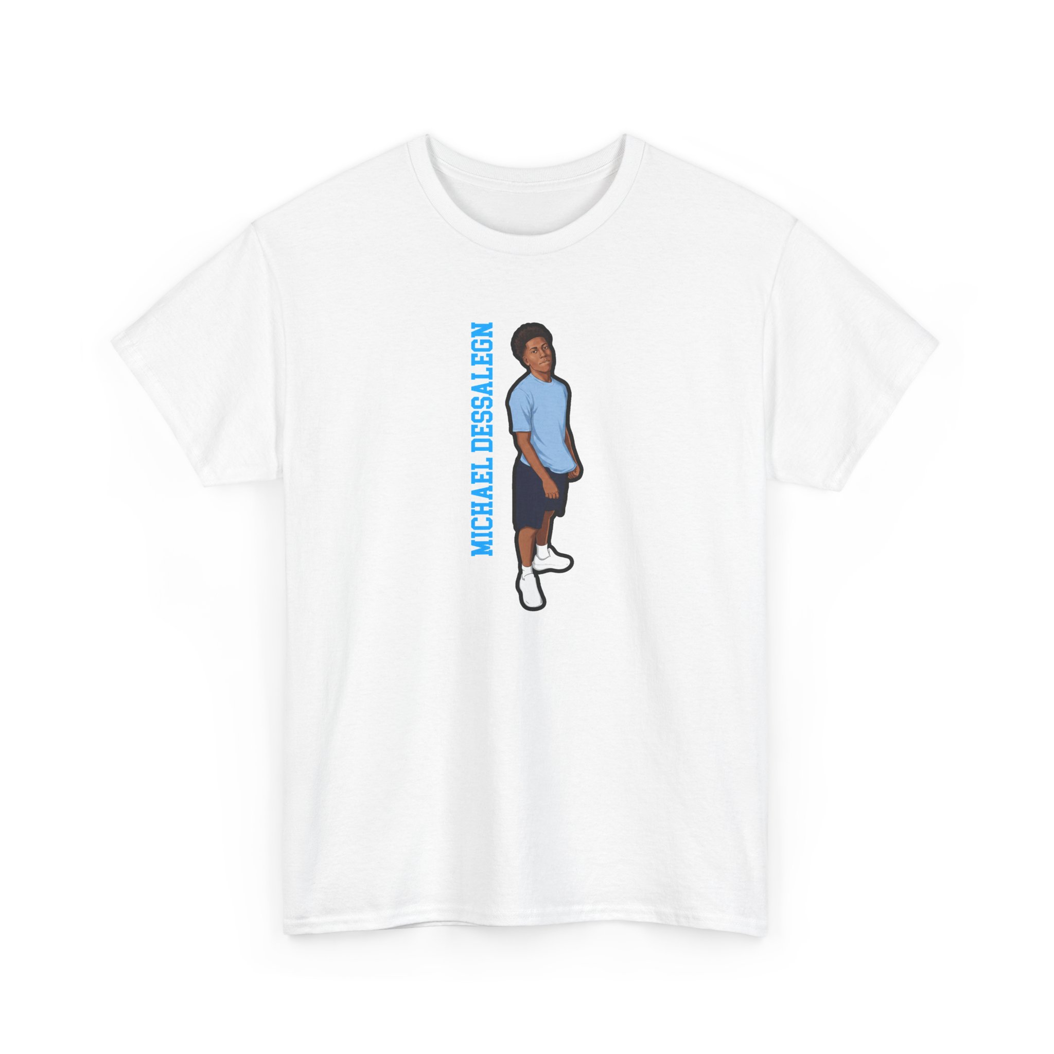 Tee — character_name_vertical in White