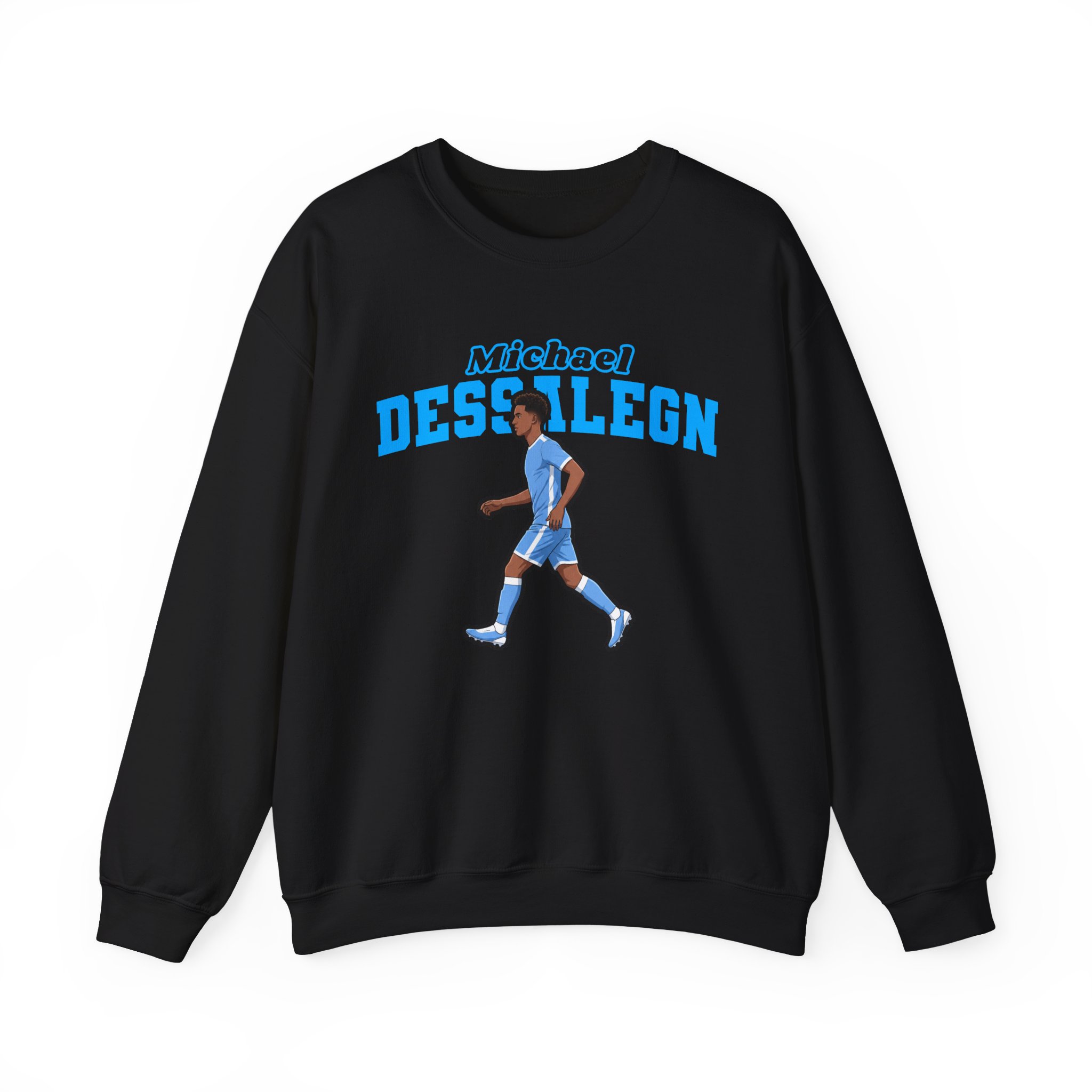 Crewneck Sweatshirt — character_name_arch in Black