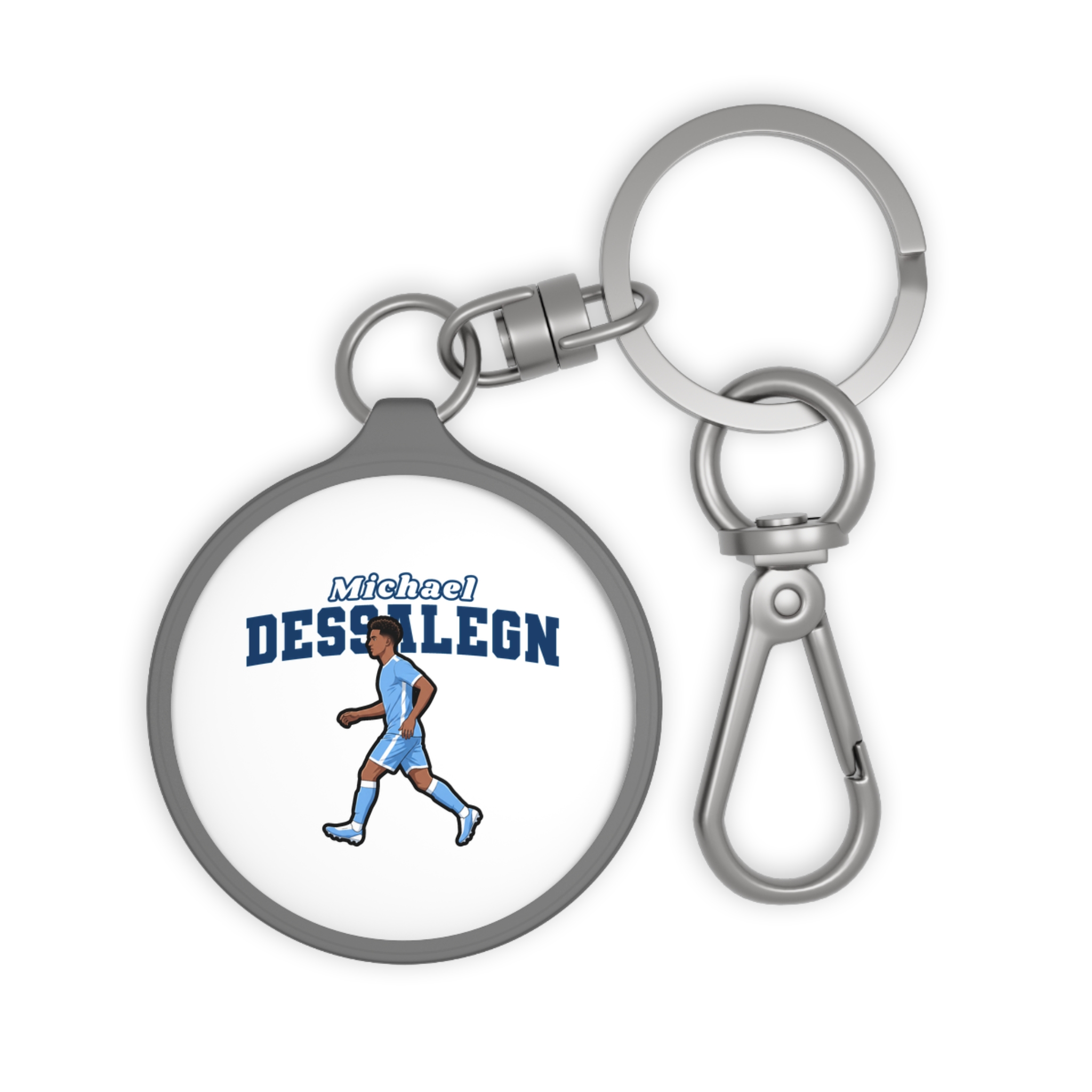 Keychain — character_name_arch in Grey