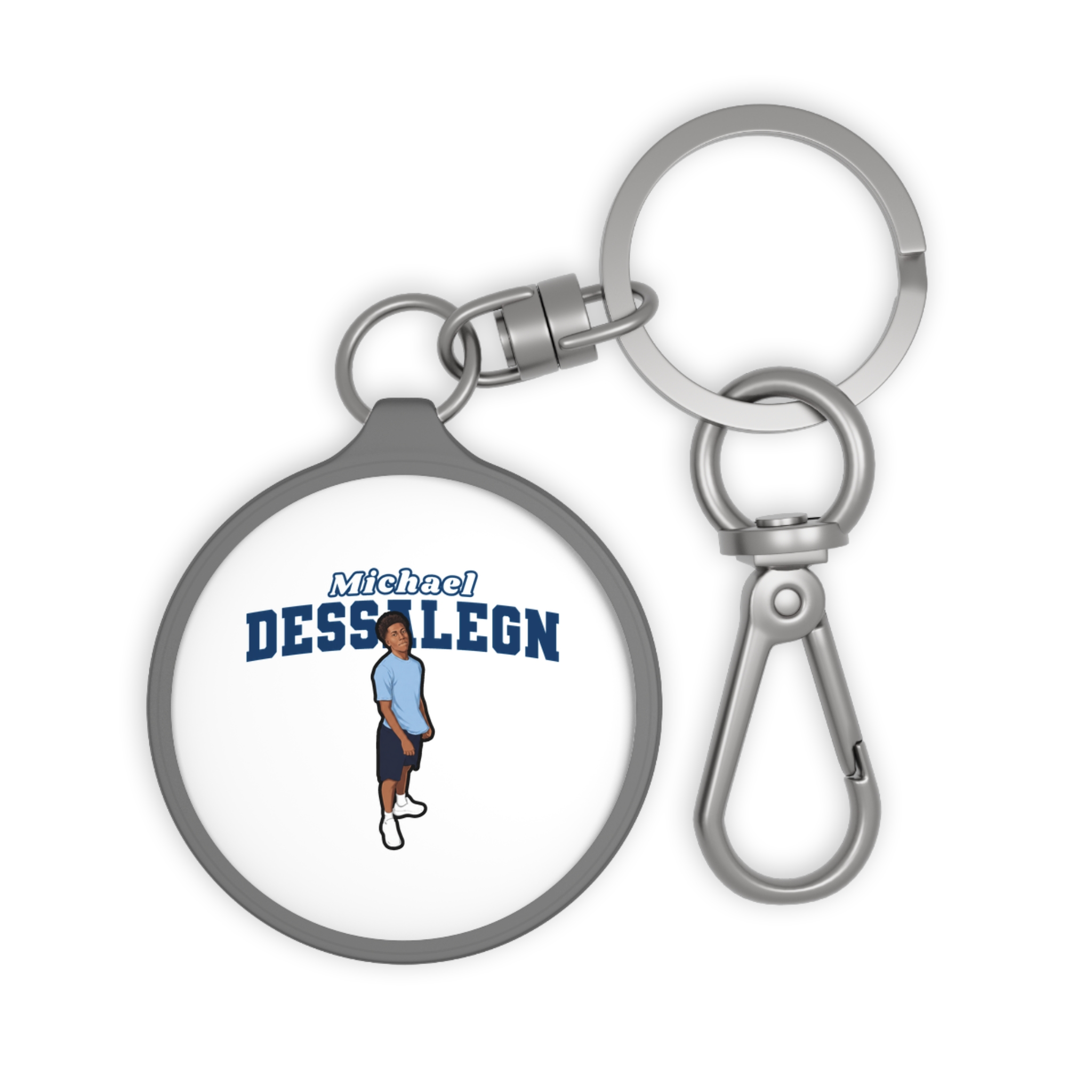 Keychain — character_name_arch in Grey