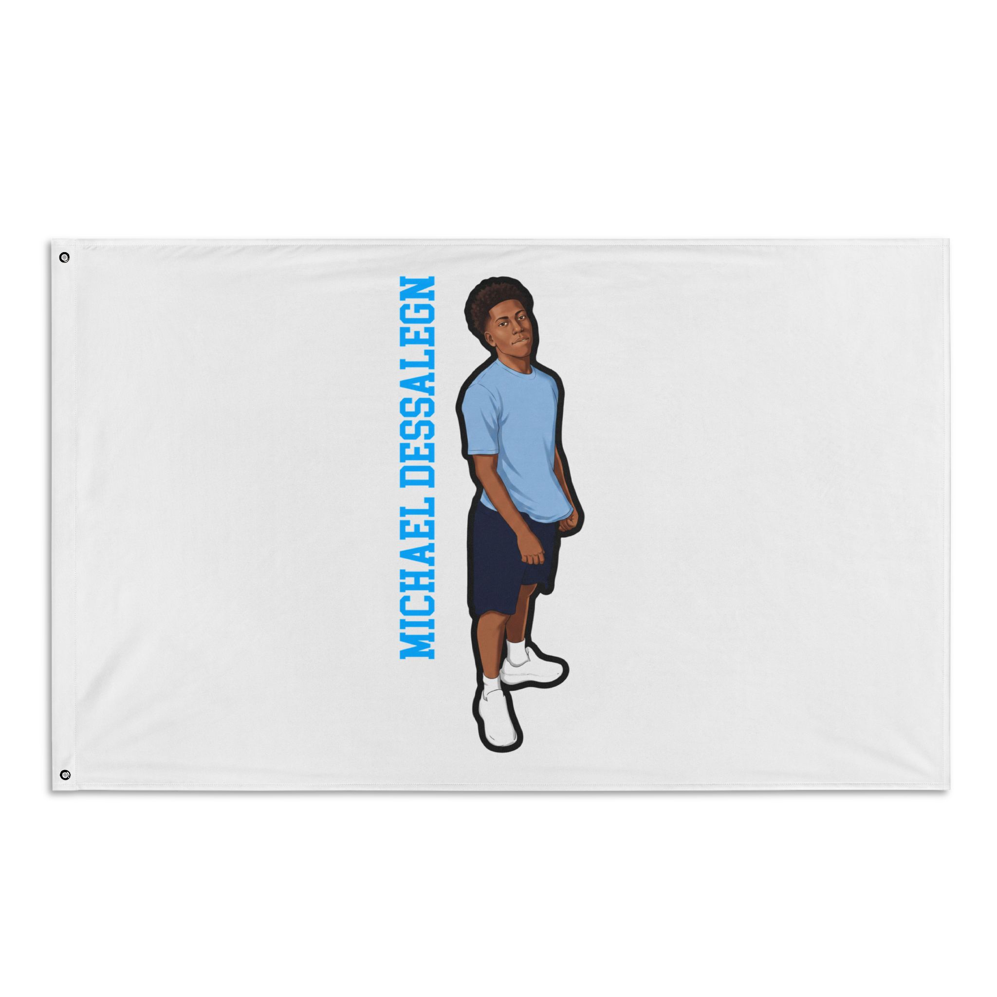 Flag (35 × 56 in) — character_name_vertical in Classic