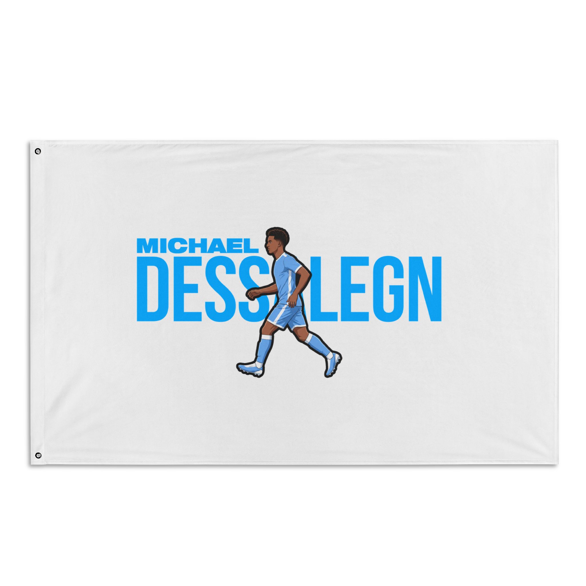 Flag (35 × 56 in) — character_player_name in Classic