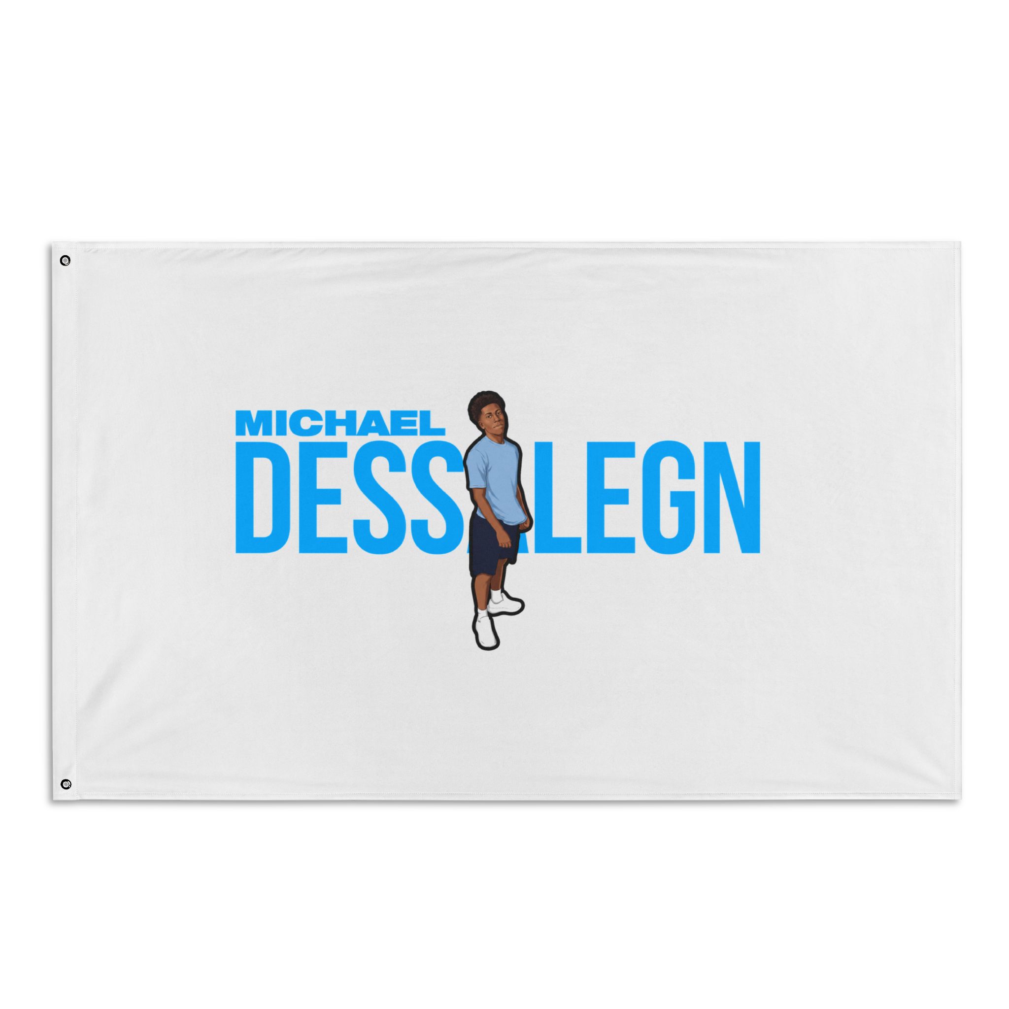 Flag (35 × 56 in) — character_player_name in Classic