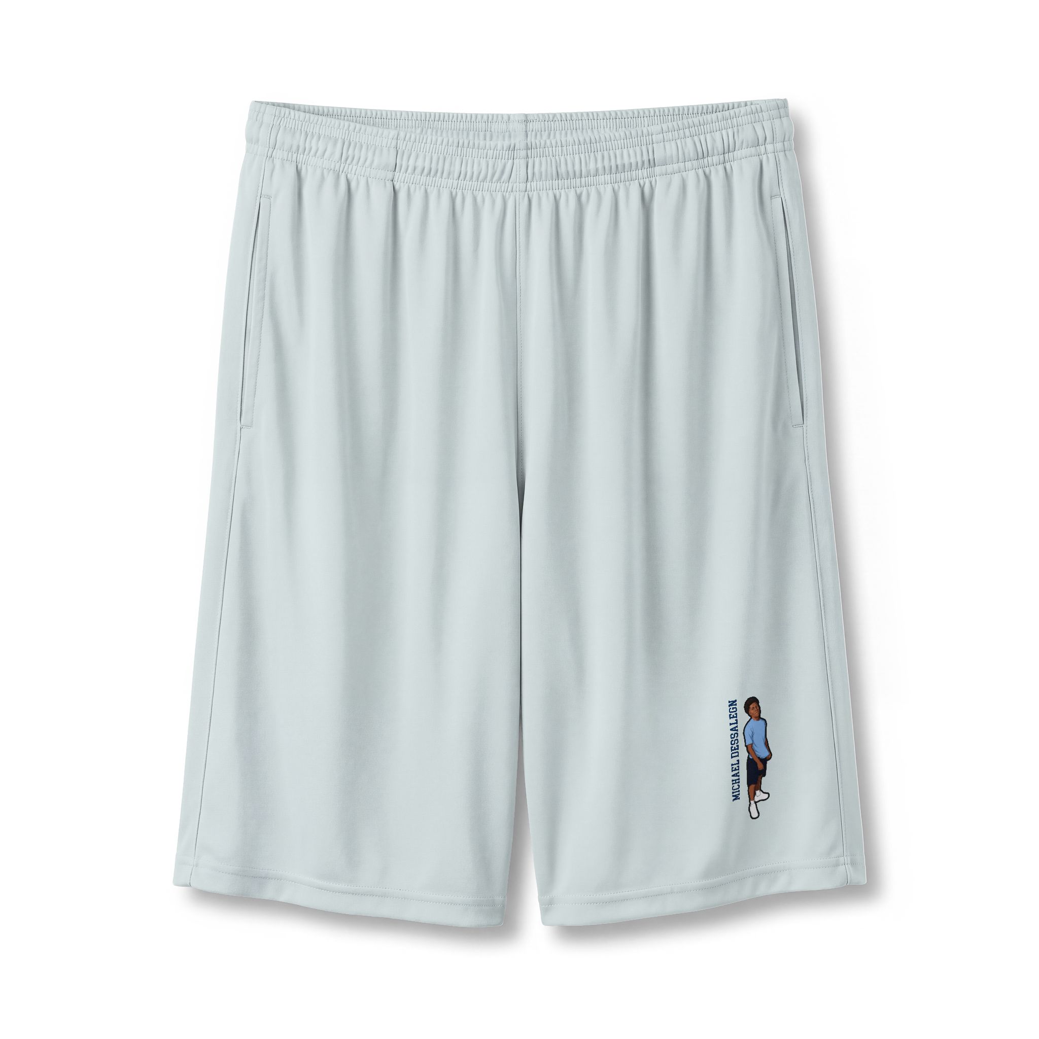 Shorts — character_name_vertical in Silver