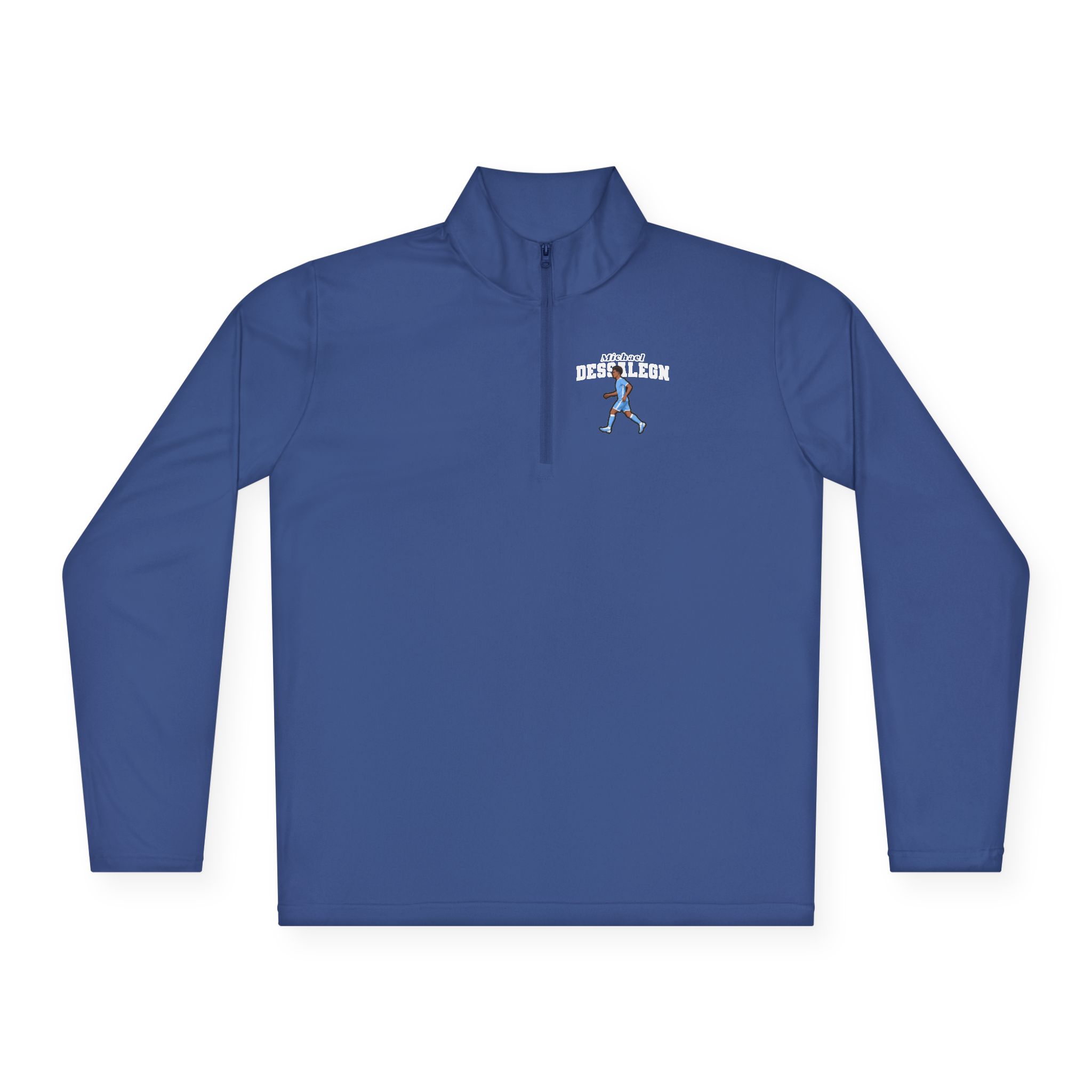 Q-Zip Pullover — character_name_arch in Royal