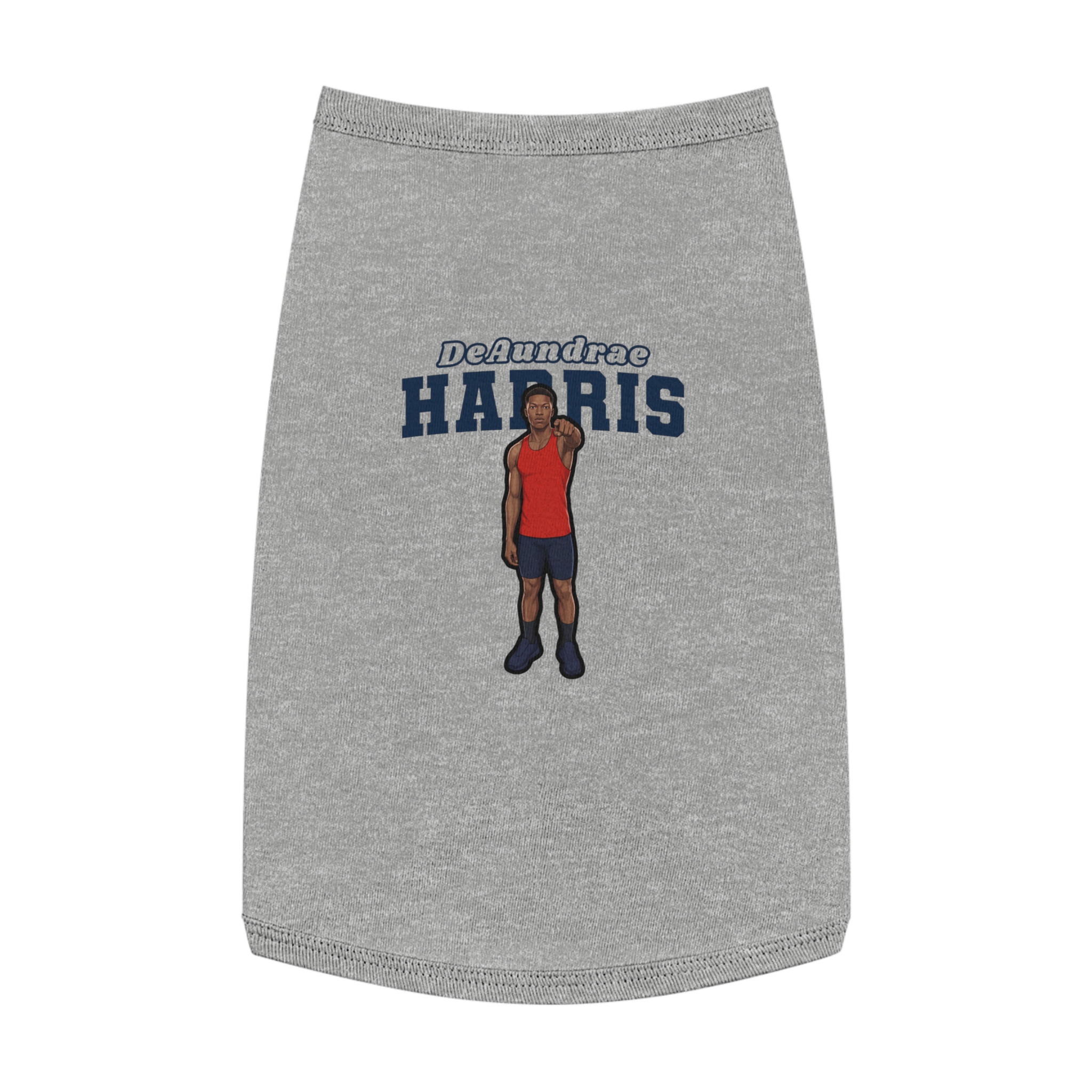Pet Tank Top — character_name_arch in White