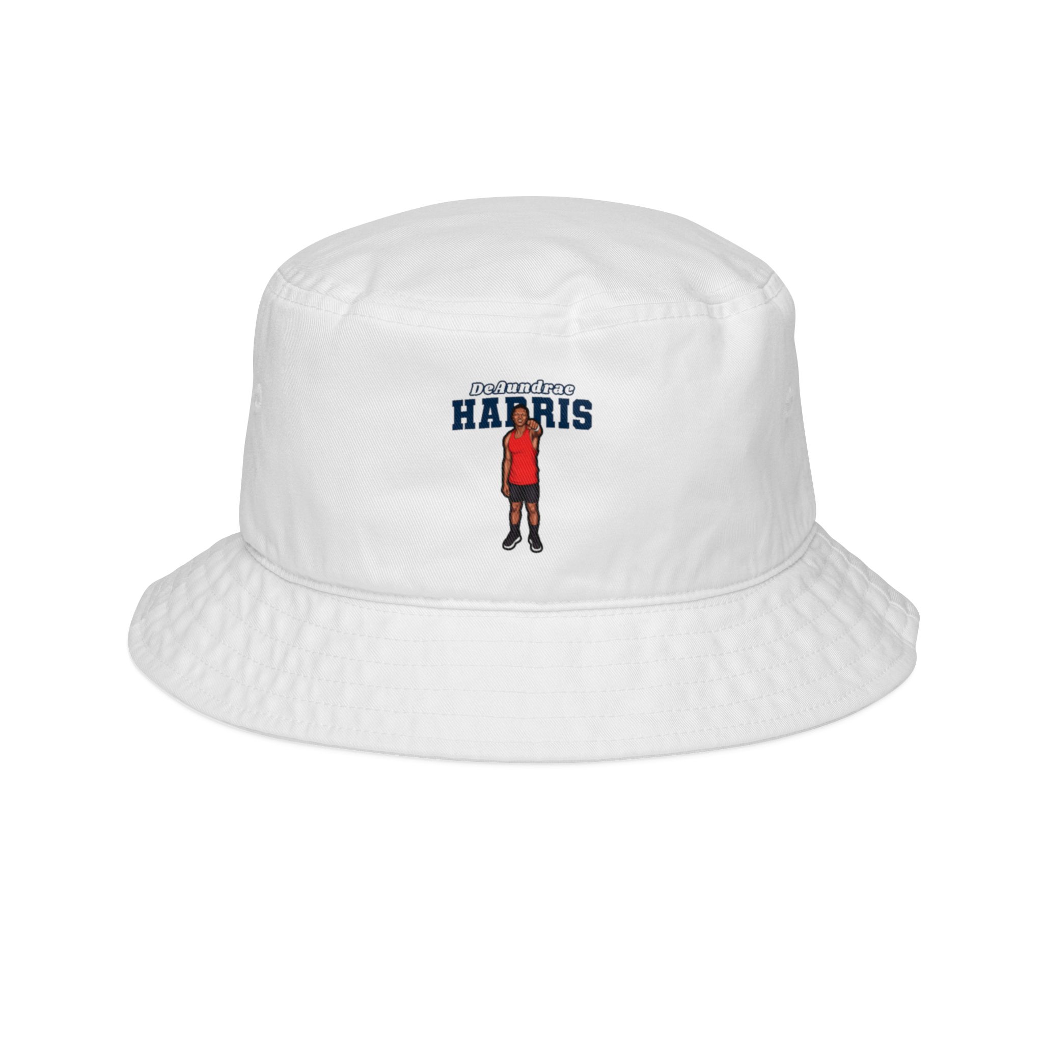 Bucket Hat — character_name_arch in White