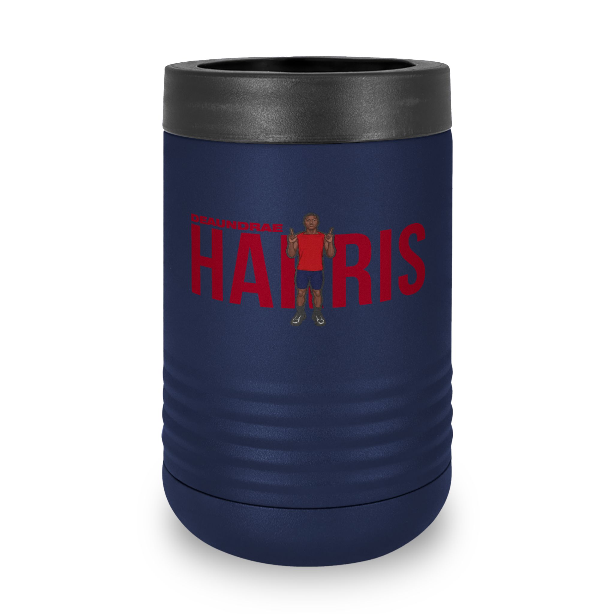 Stainless Can Cooler — character_player_name in Navy