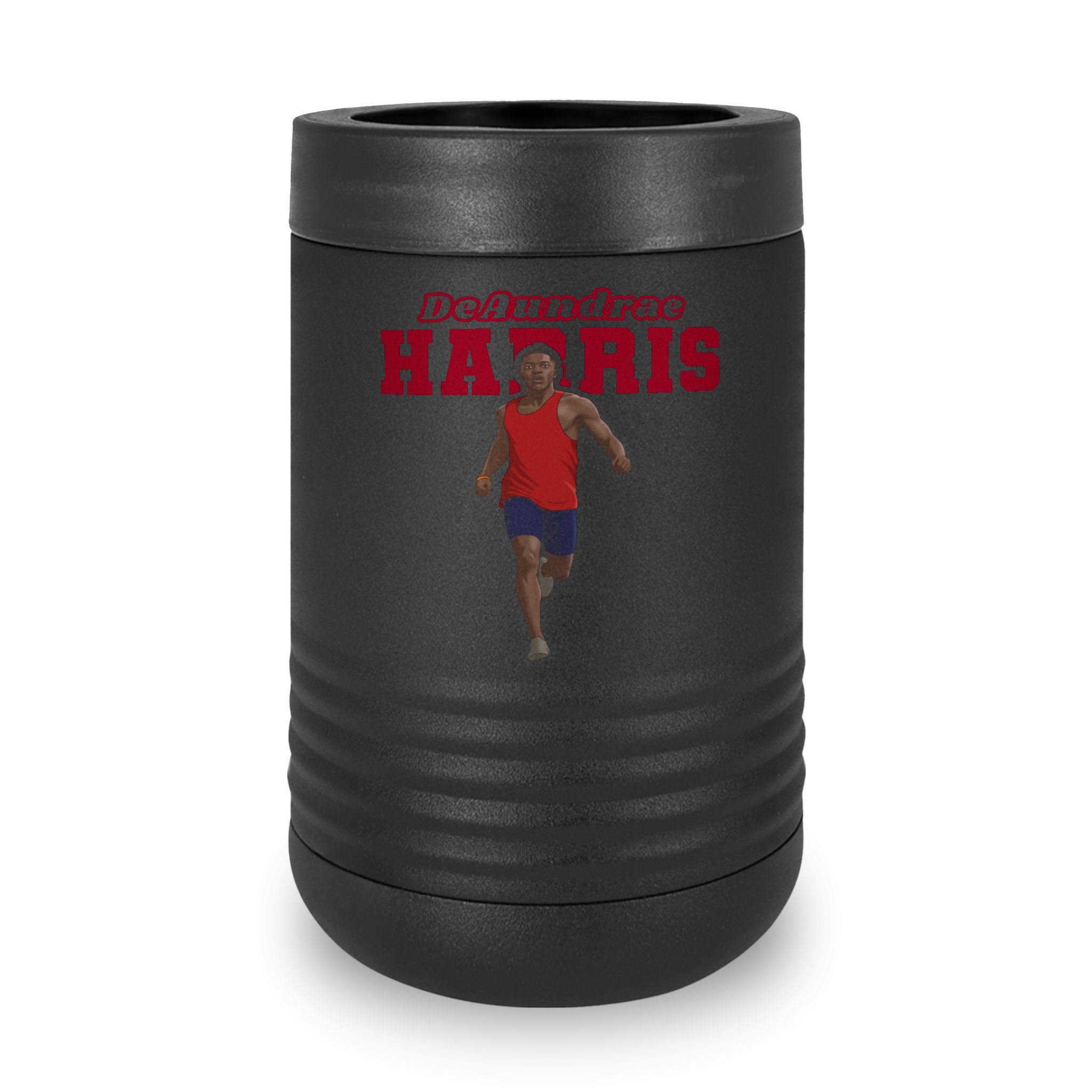 Stainless Can Cooler — character_name_arch in Black