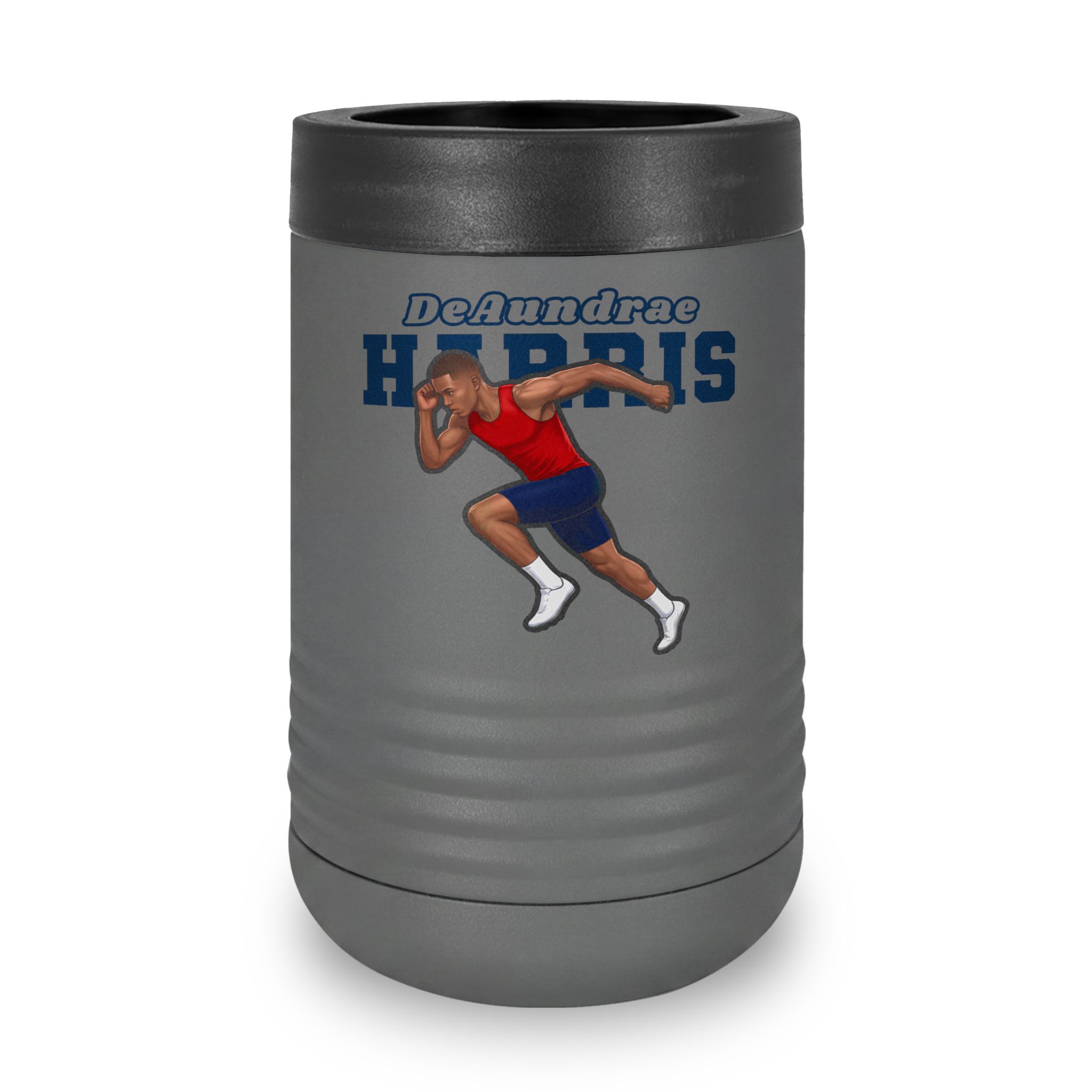 Stainless Can Cooler — character_name_arch in Grey