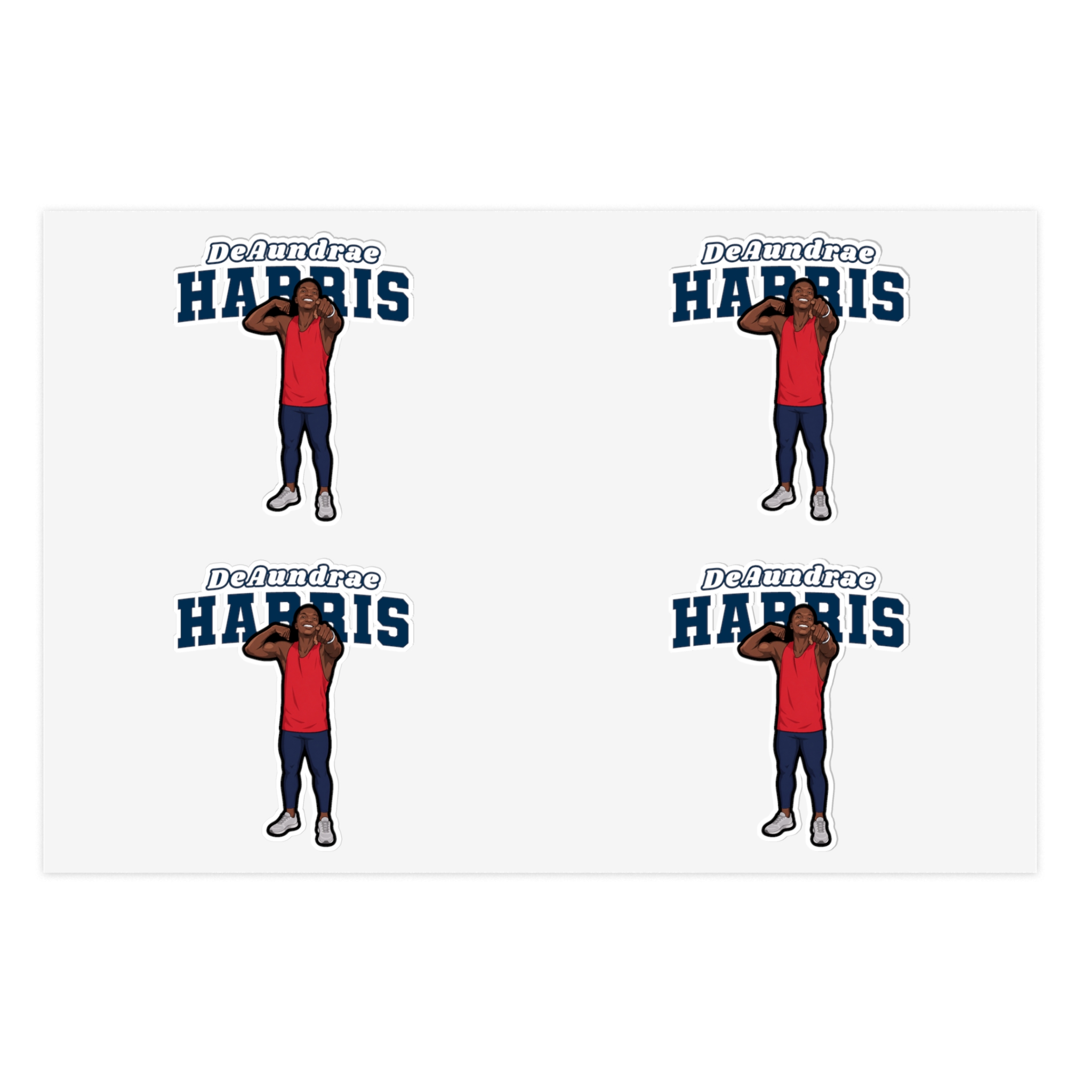 Sticker Sheet — character_name_arch in Classic