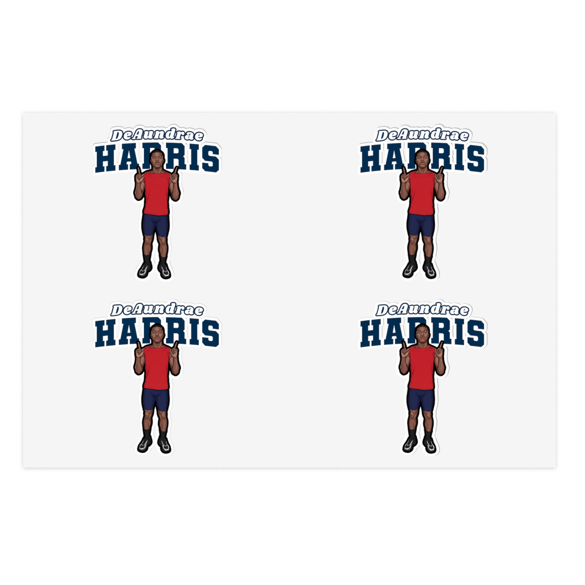 Sticker Sheet — character_name_arch in Classic