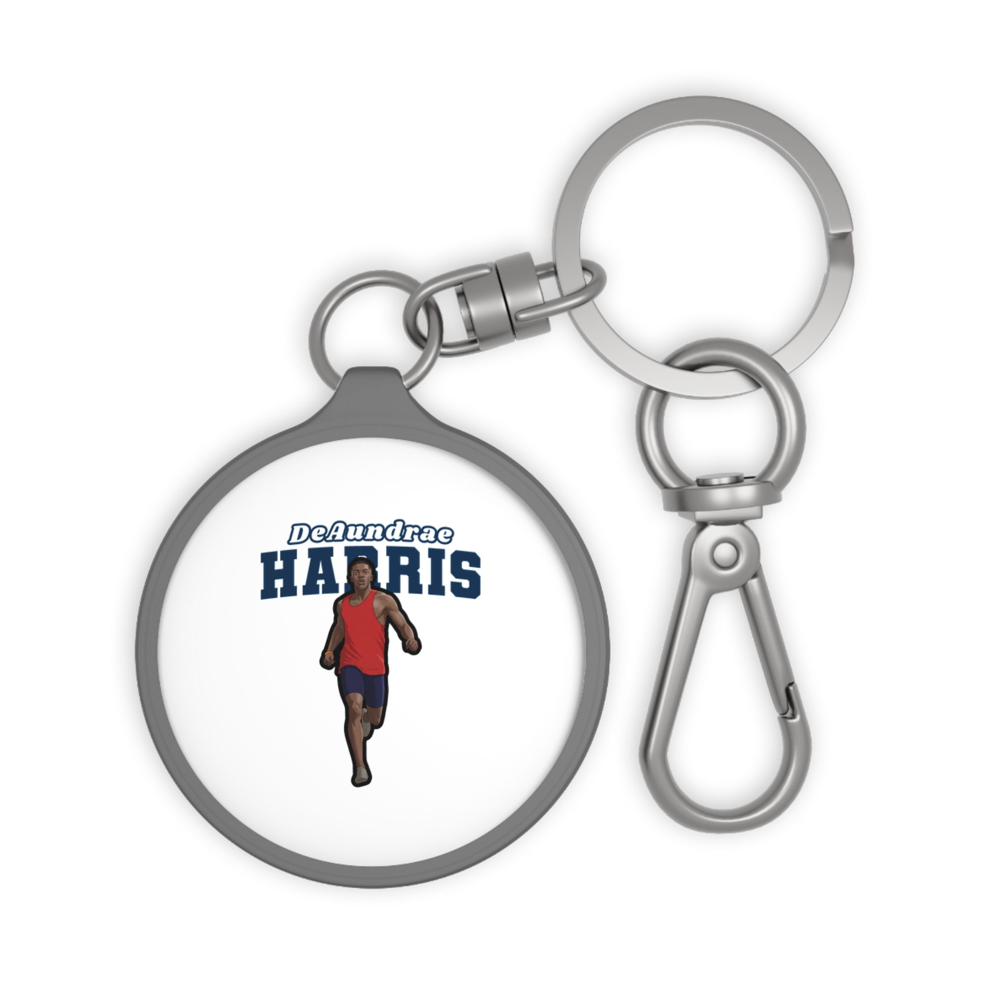 Keychain — character_name_arch in Grey