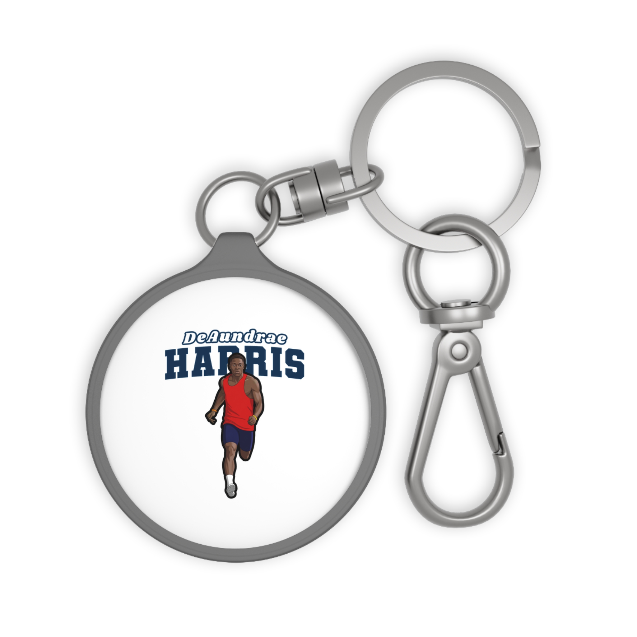 Keychain — character_name_arch in Grey