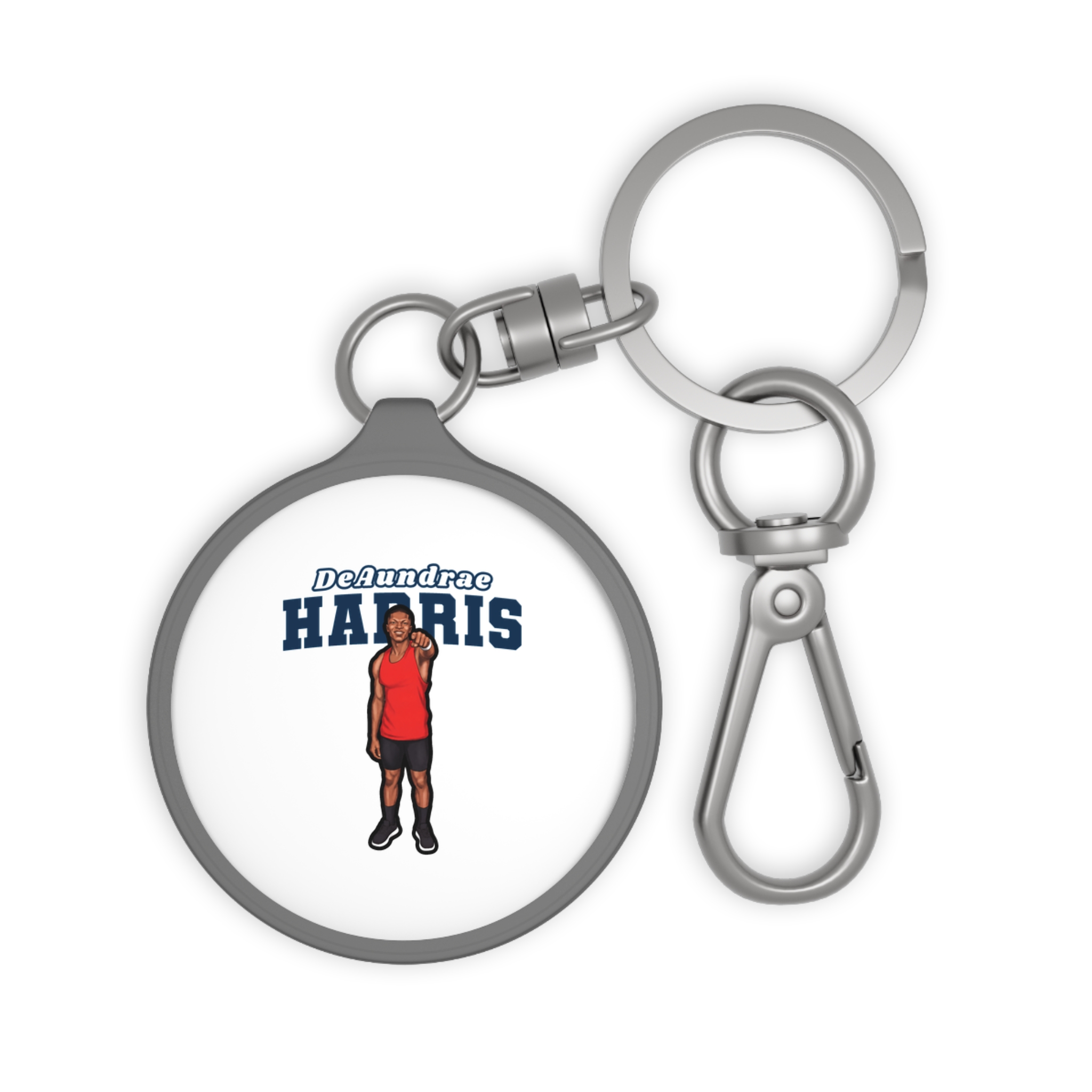 Keychain — character_name_arch in Grey