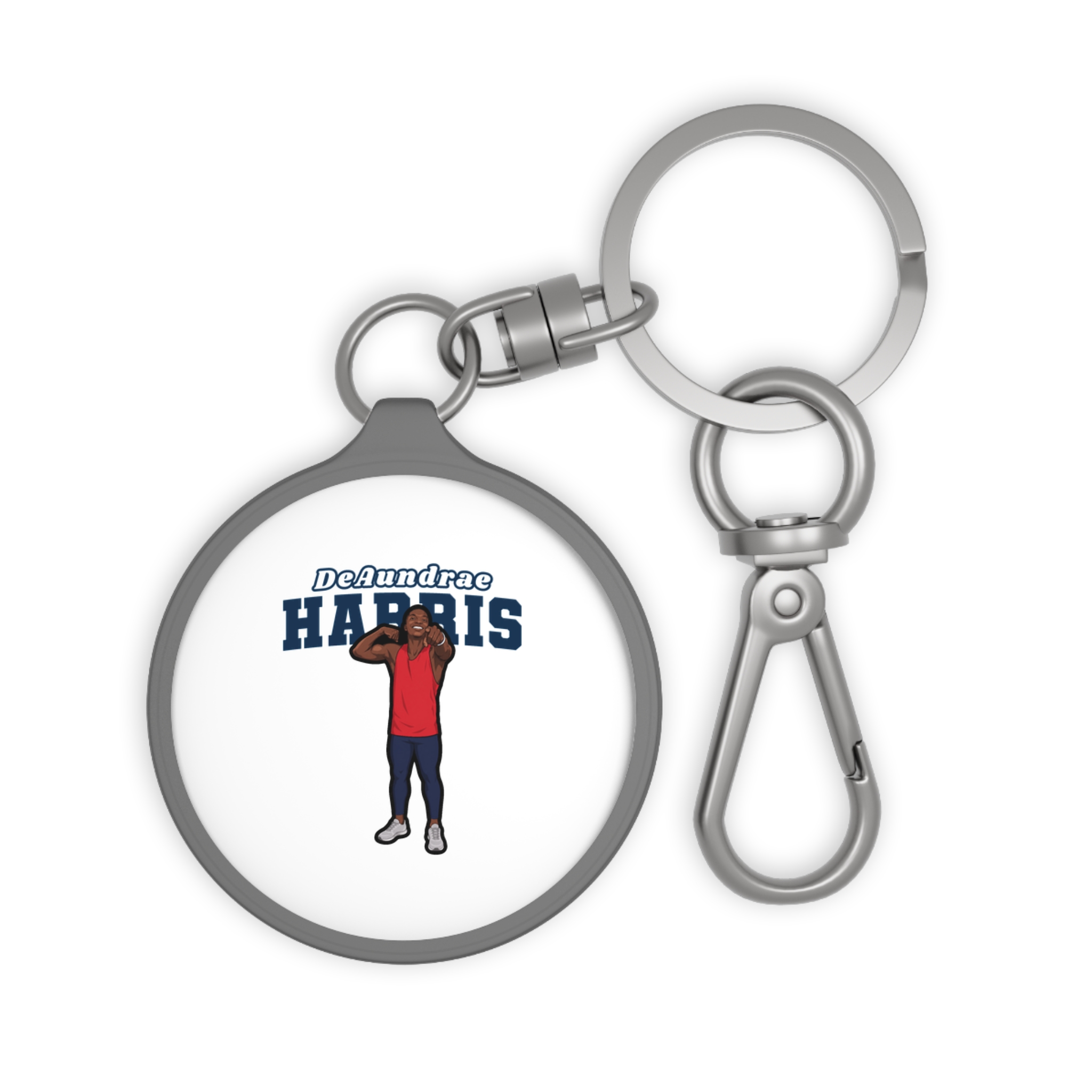 Keychain — character_name_arch in Grey