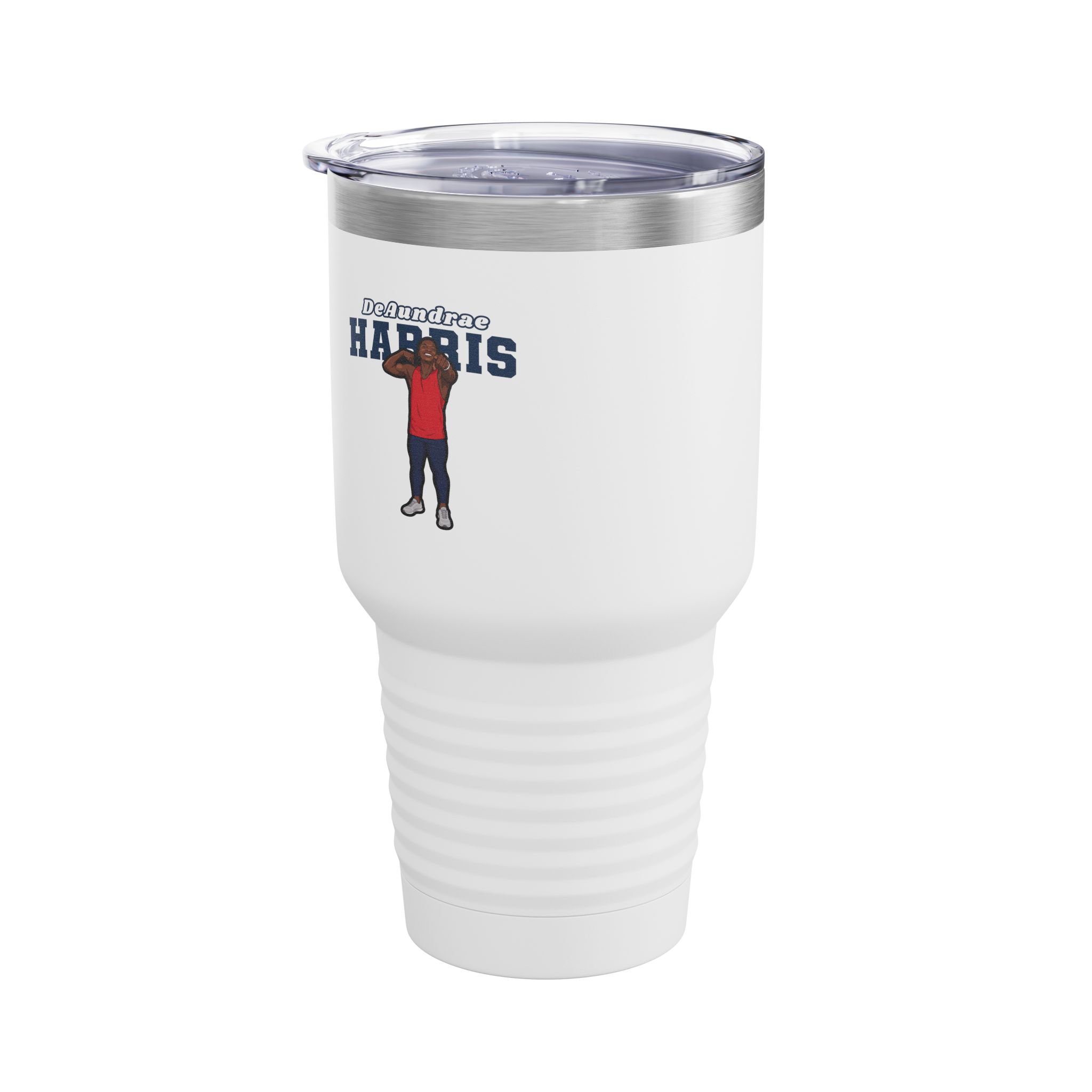 30oz Tumbler — character_name_arch in White
