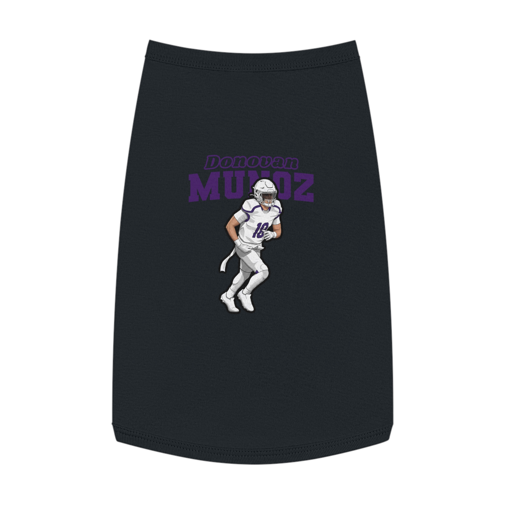 Pet Tank Top — character_name_arch in White