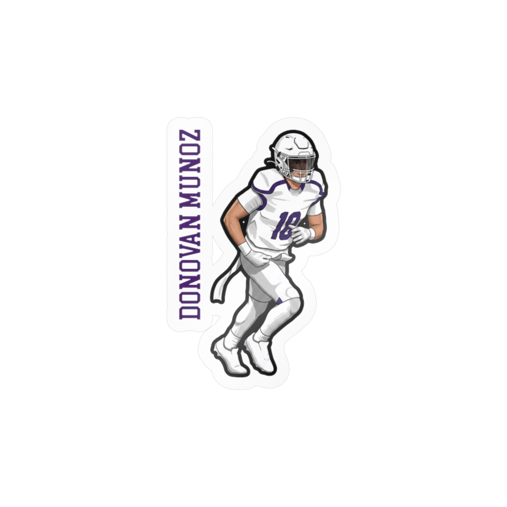 Vinyl Sticker — character_name_vertical in Classic