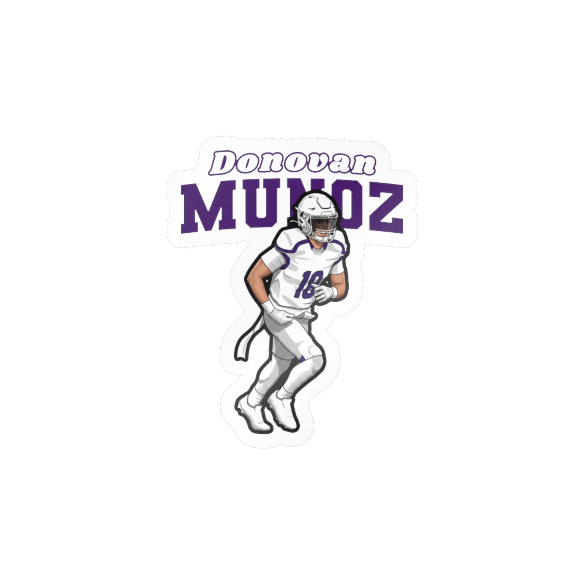 Vinyl Sticker — character_name_arch in Classic