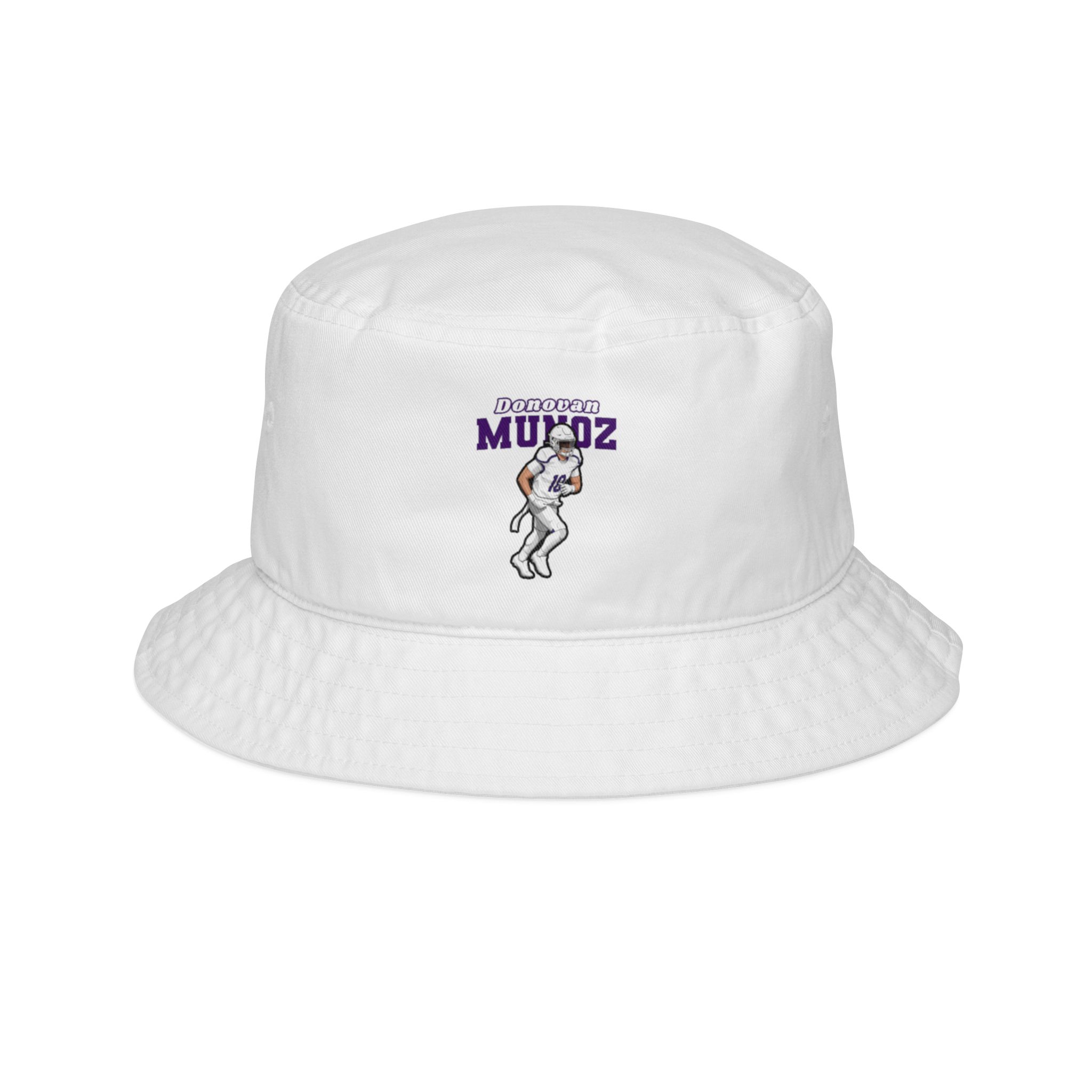 Bucket Hat — character_name_arch in White