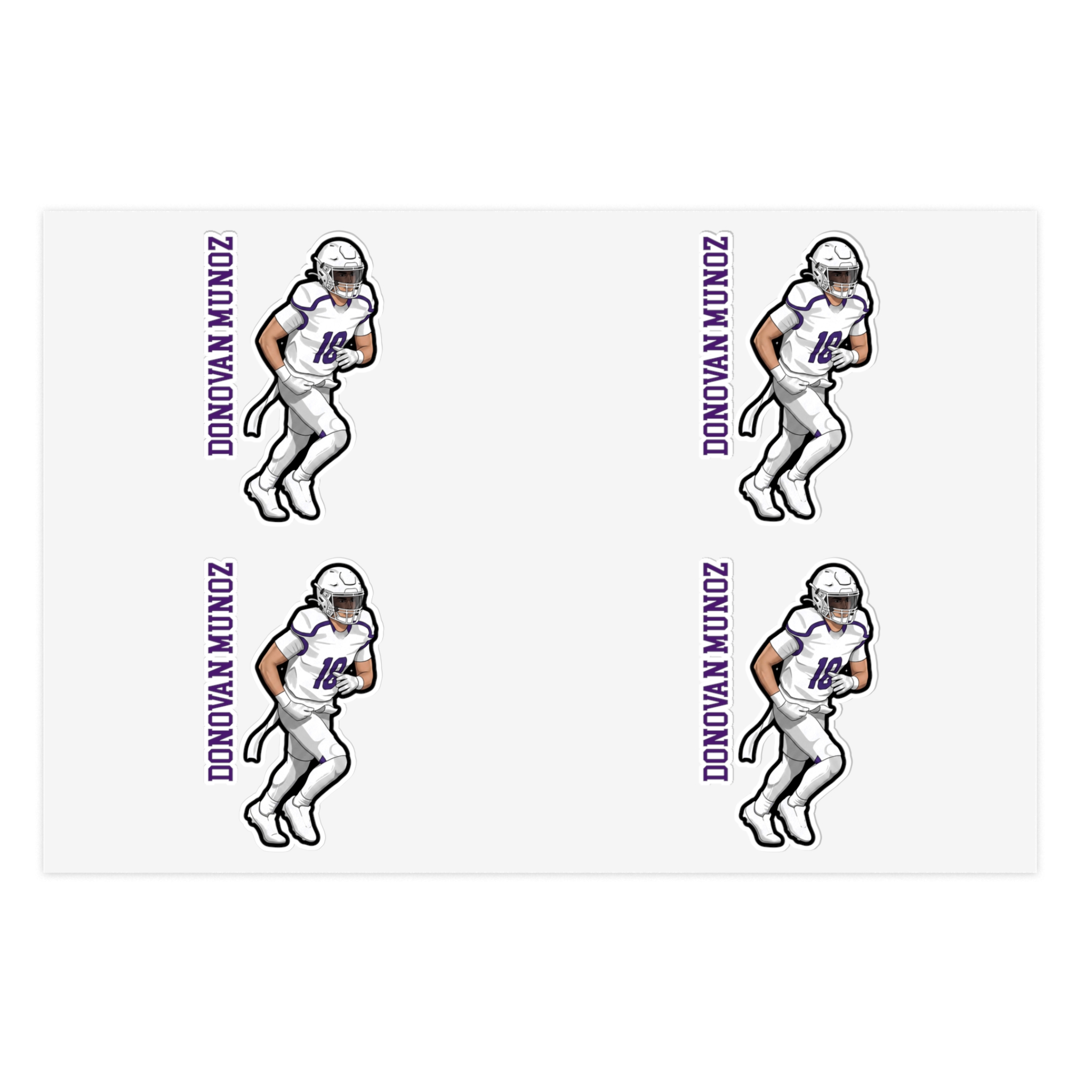 Sticker Sheet — character_name_vertical in Classic