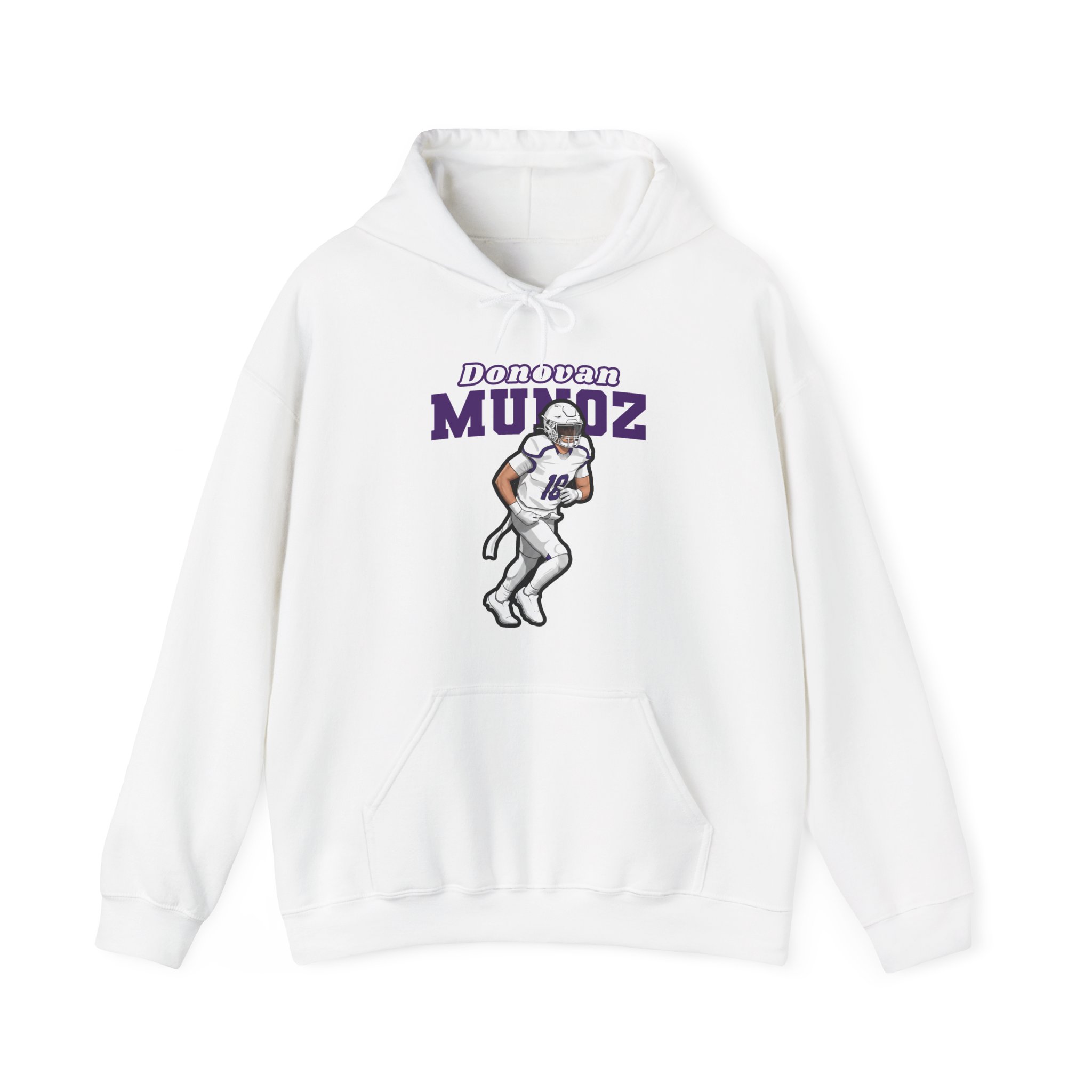 Hoodie — character_name_arch in White