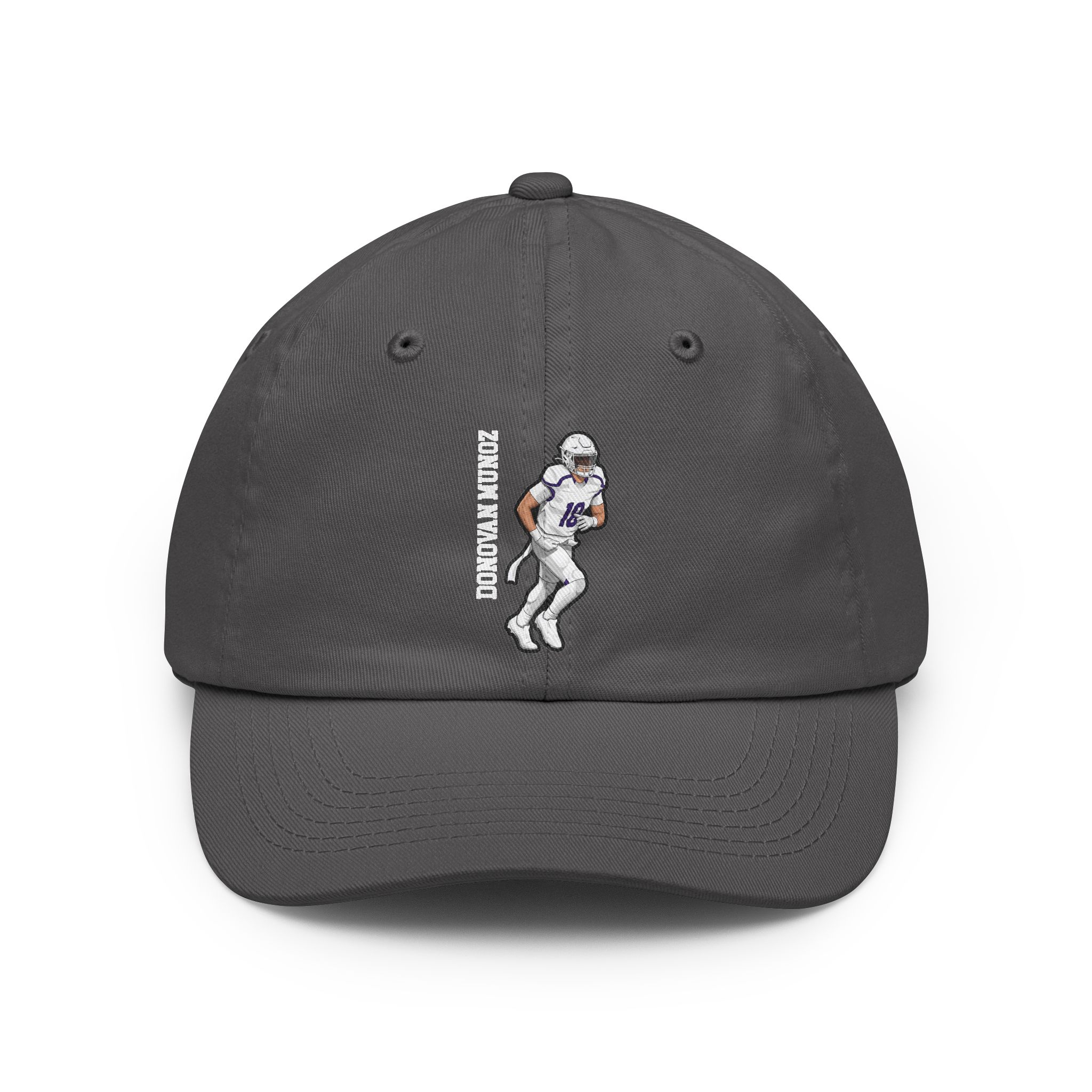 Classic Cap — character_name_vertical in Grey