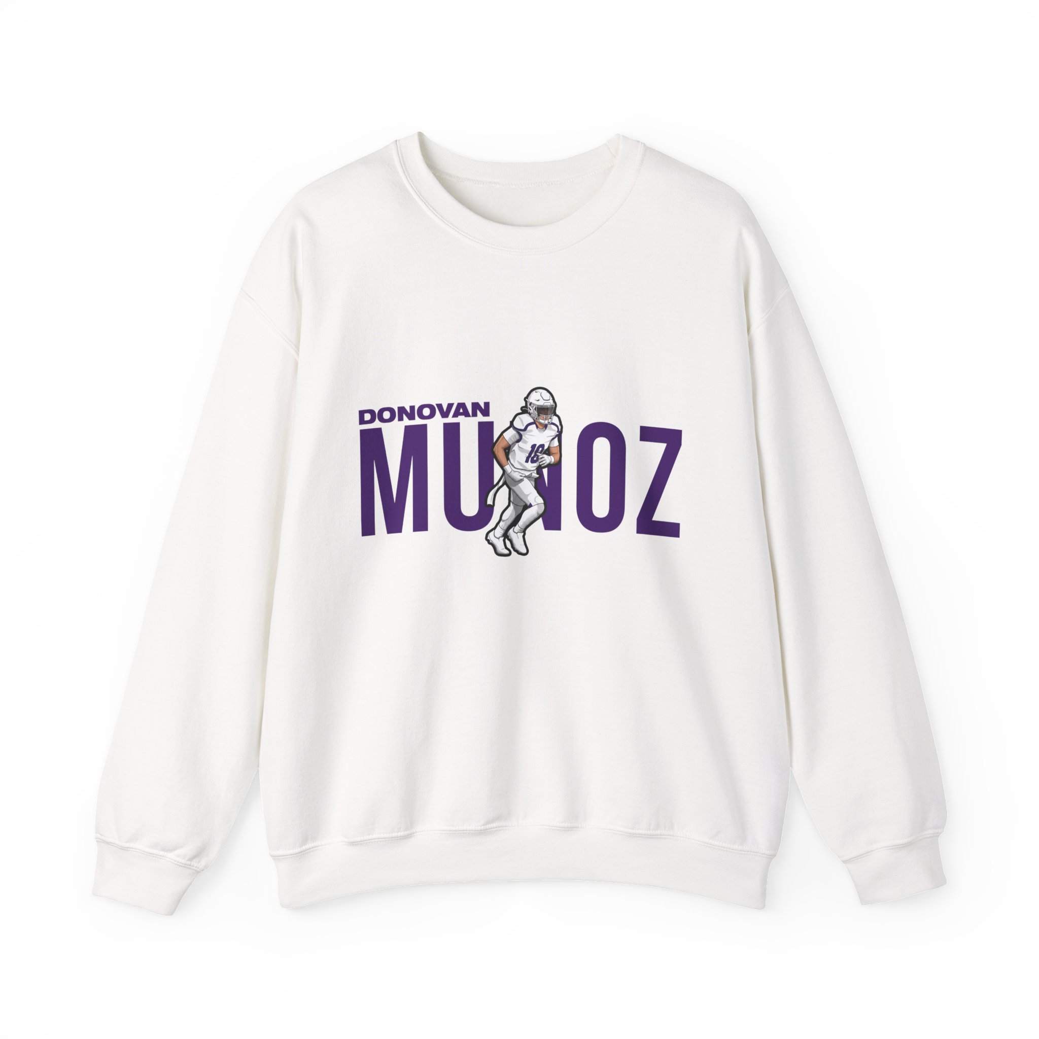 Crewneck Sweatshirt — character_player_name in White