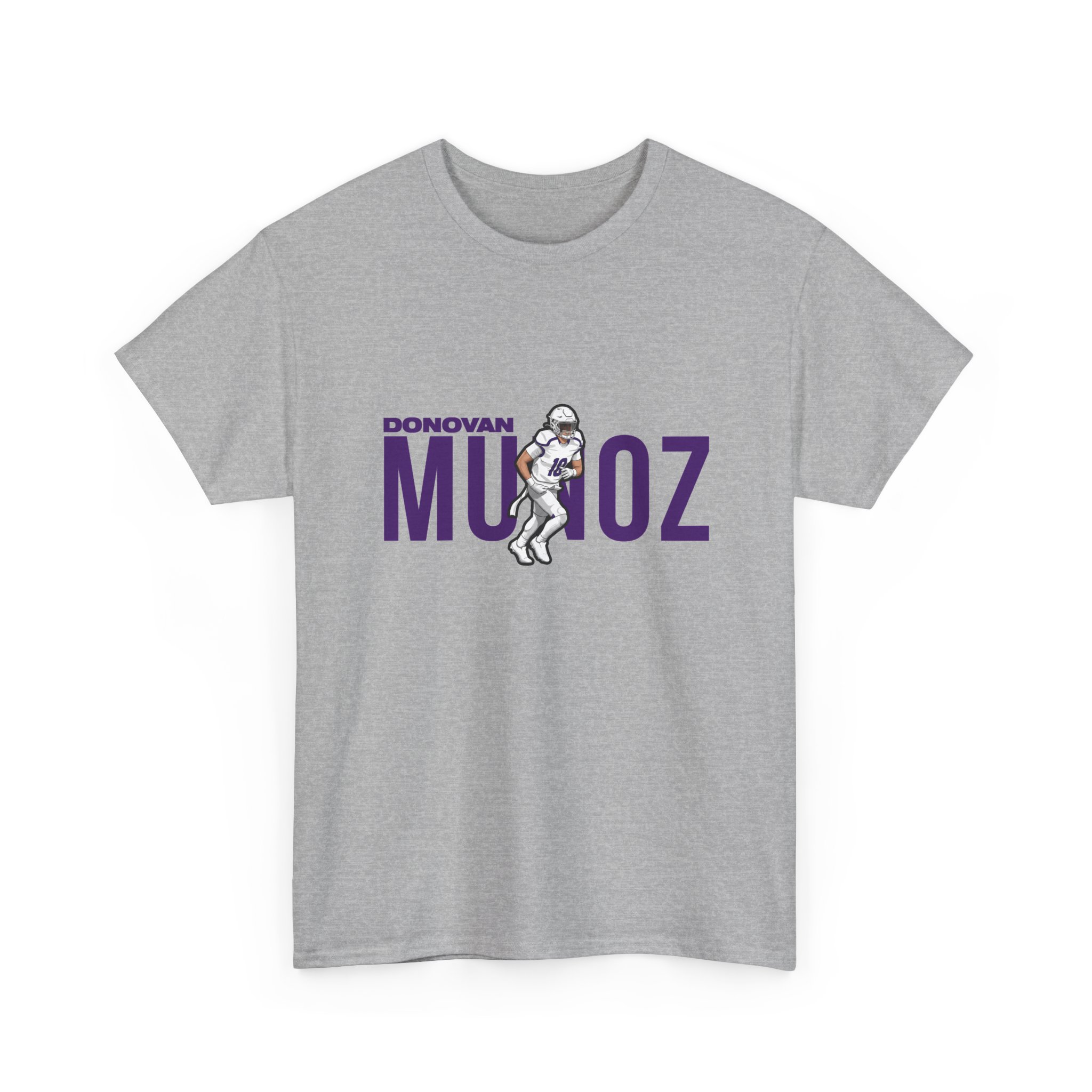 Tee — character_player_name in Grey