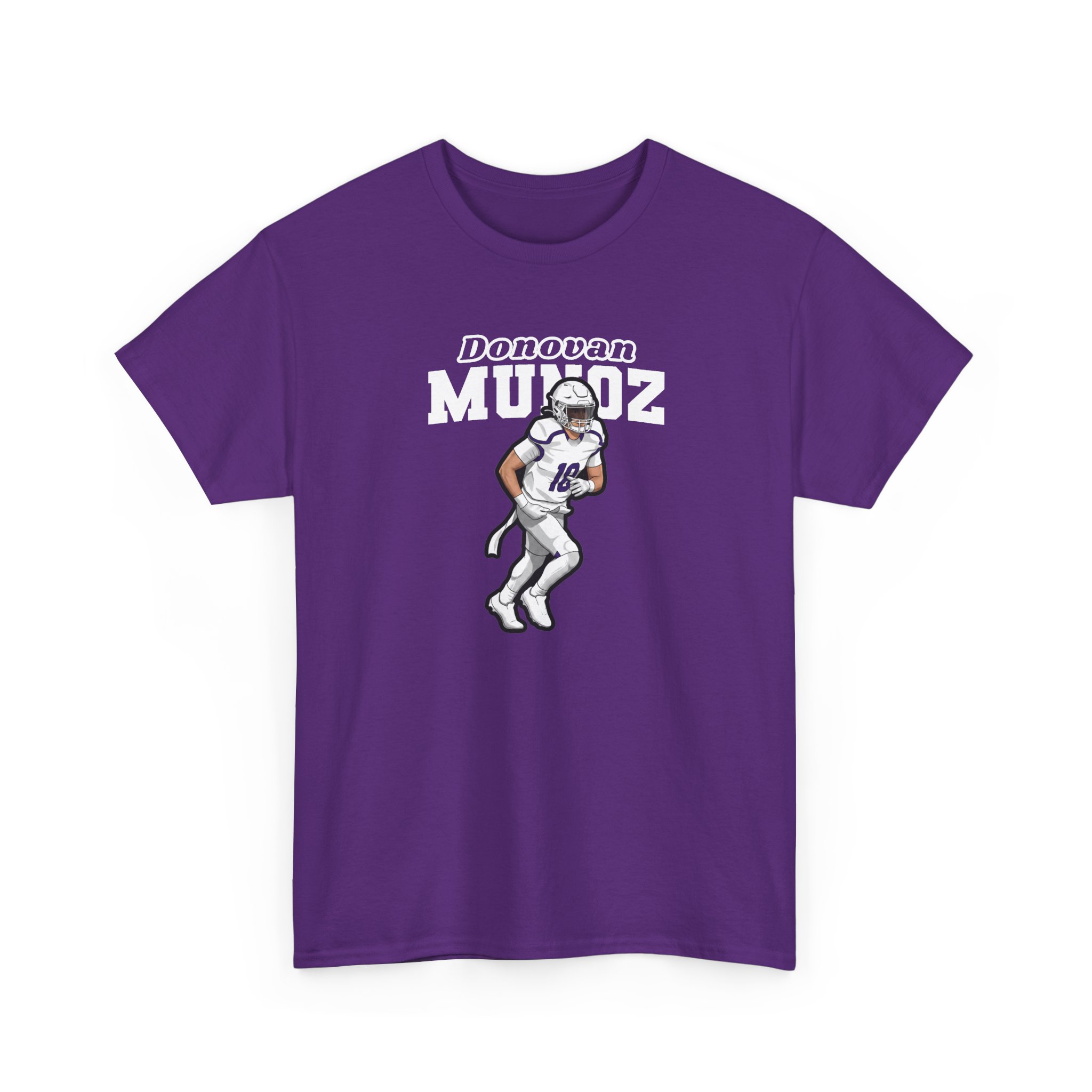 Tee — character_name_arch in Purple