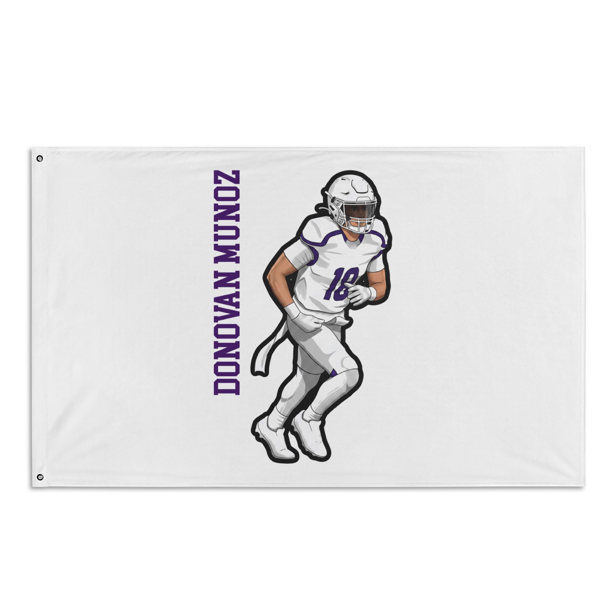 Flag (35 × 56 in) — character_name_vertical in Classic