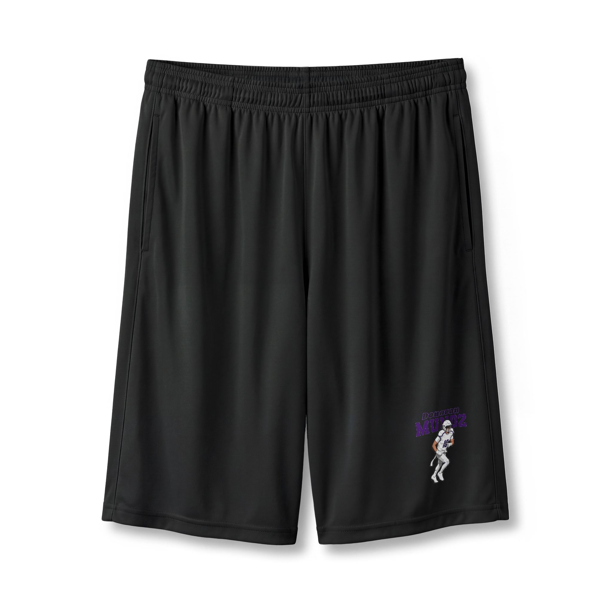 Shorts — character_name_arch in Black