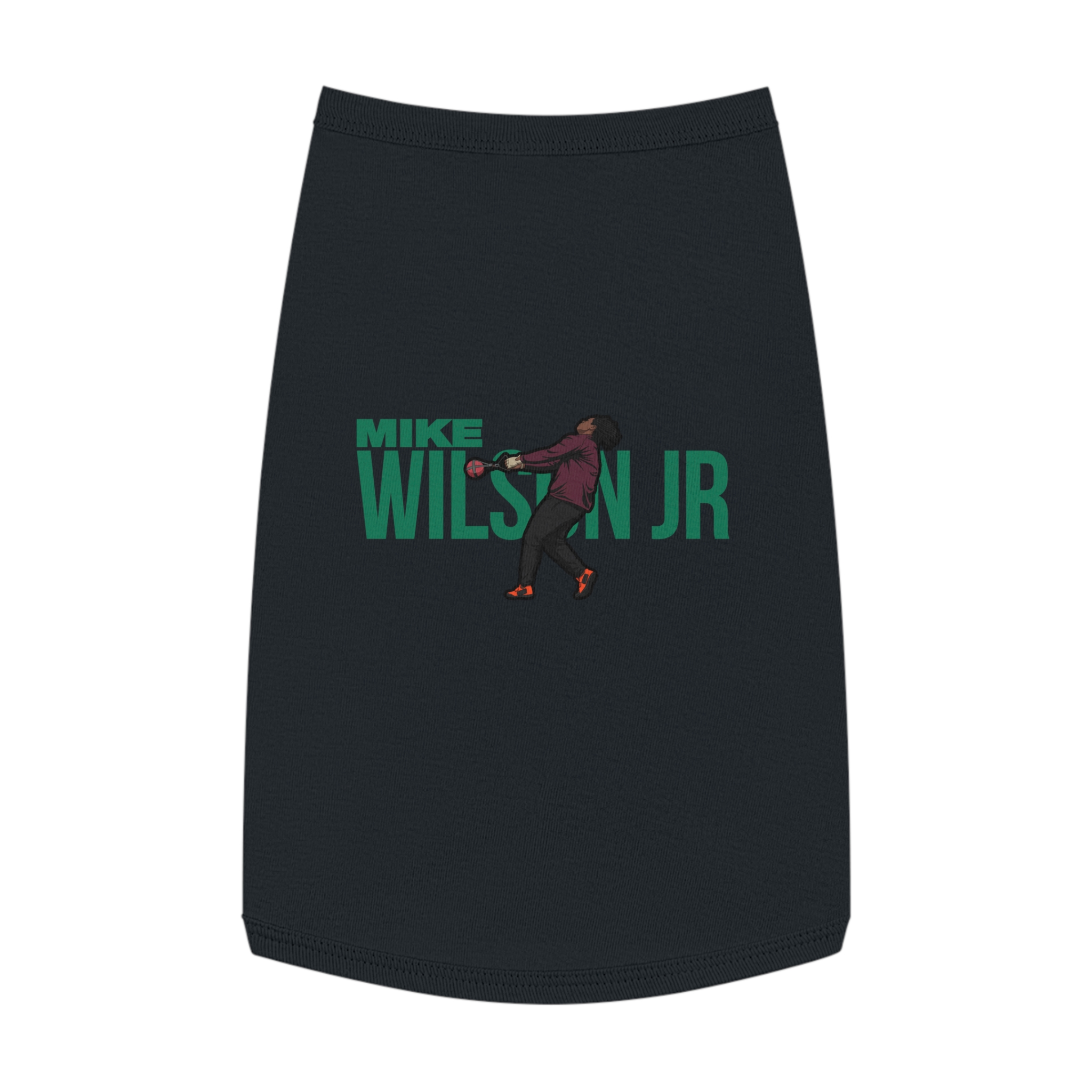 Pet Tank Top — character_player_name in Black