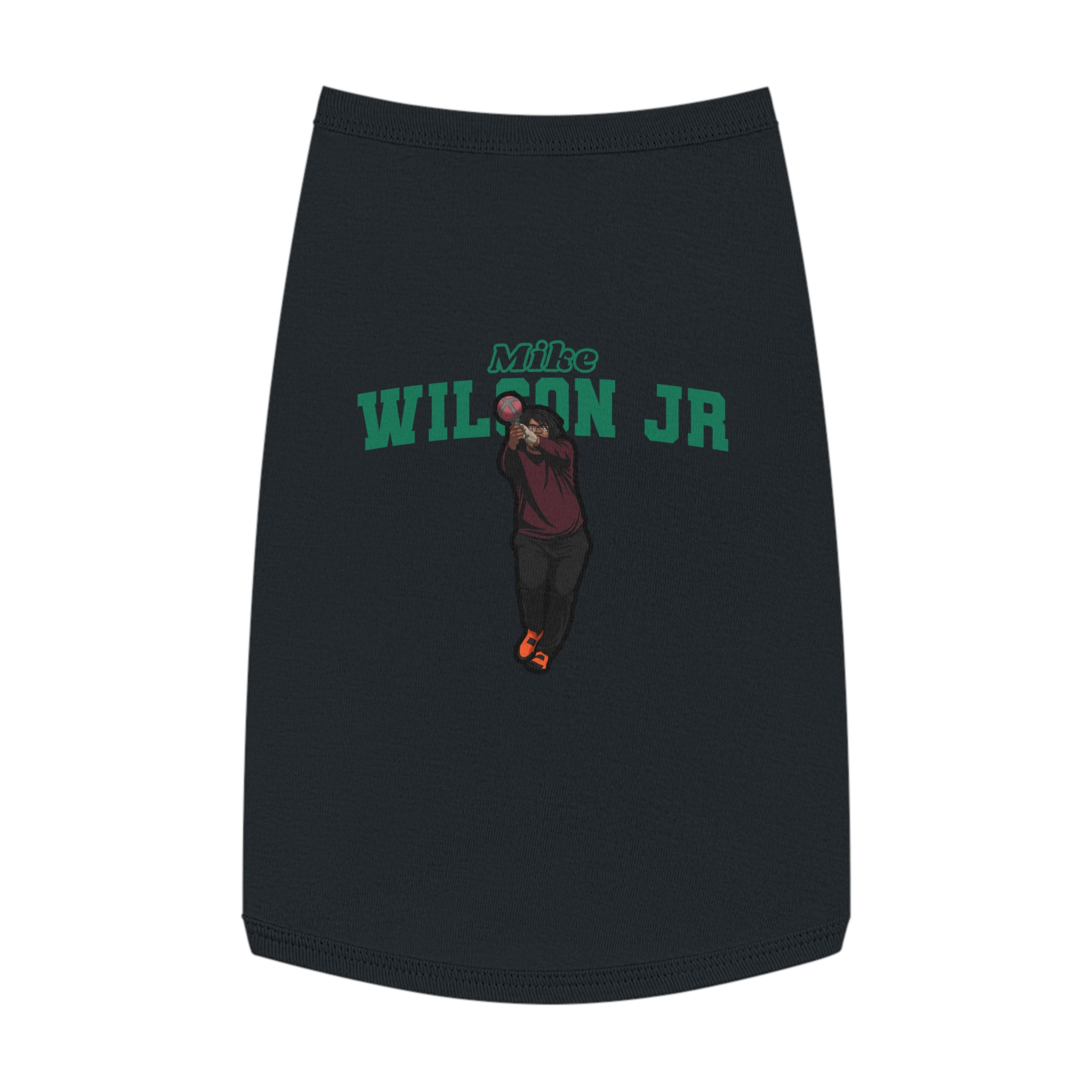 Pet Tank Top — character_name_arch in White