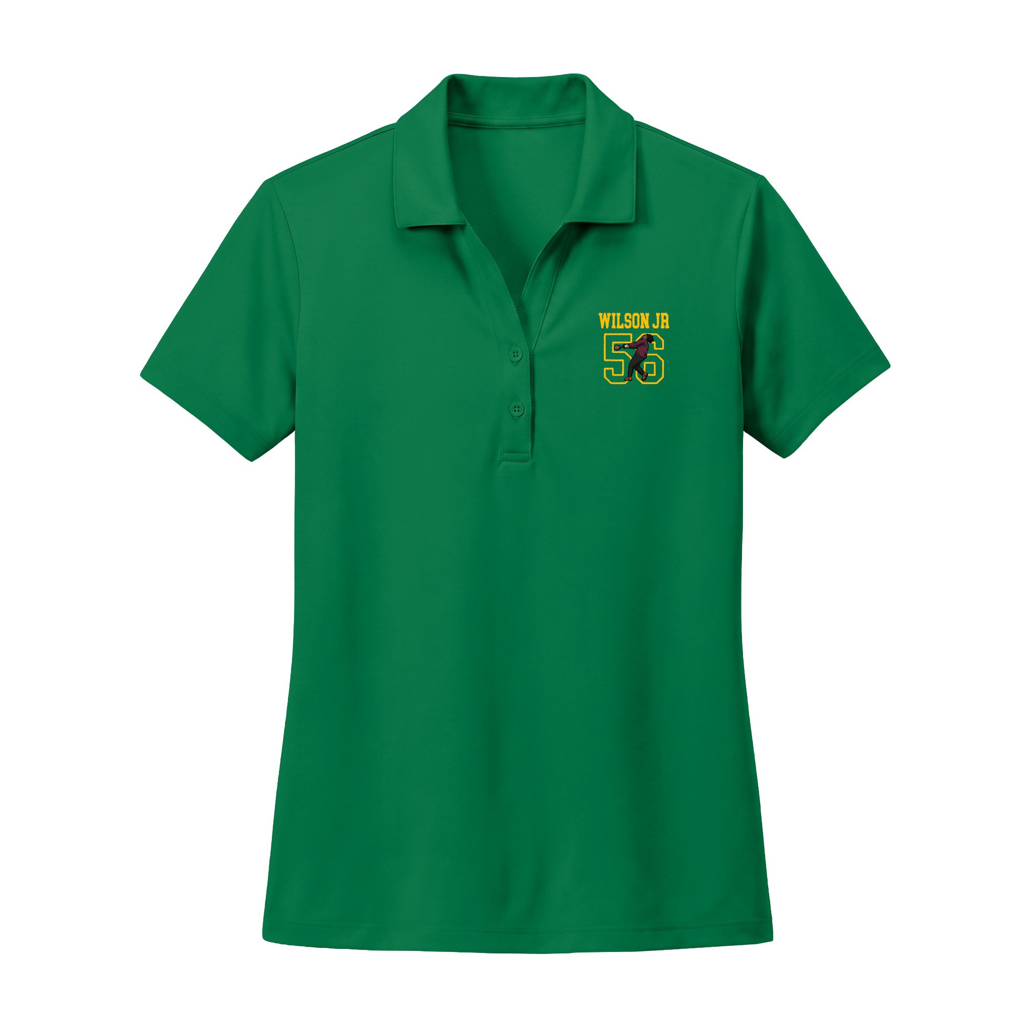 Women's Polo — character_shirsey in Green