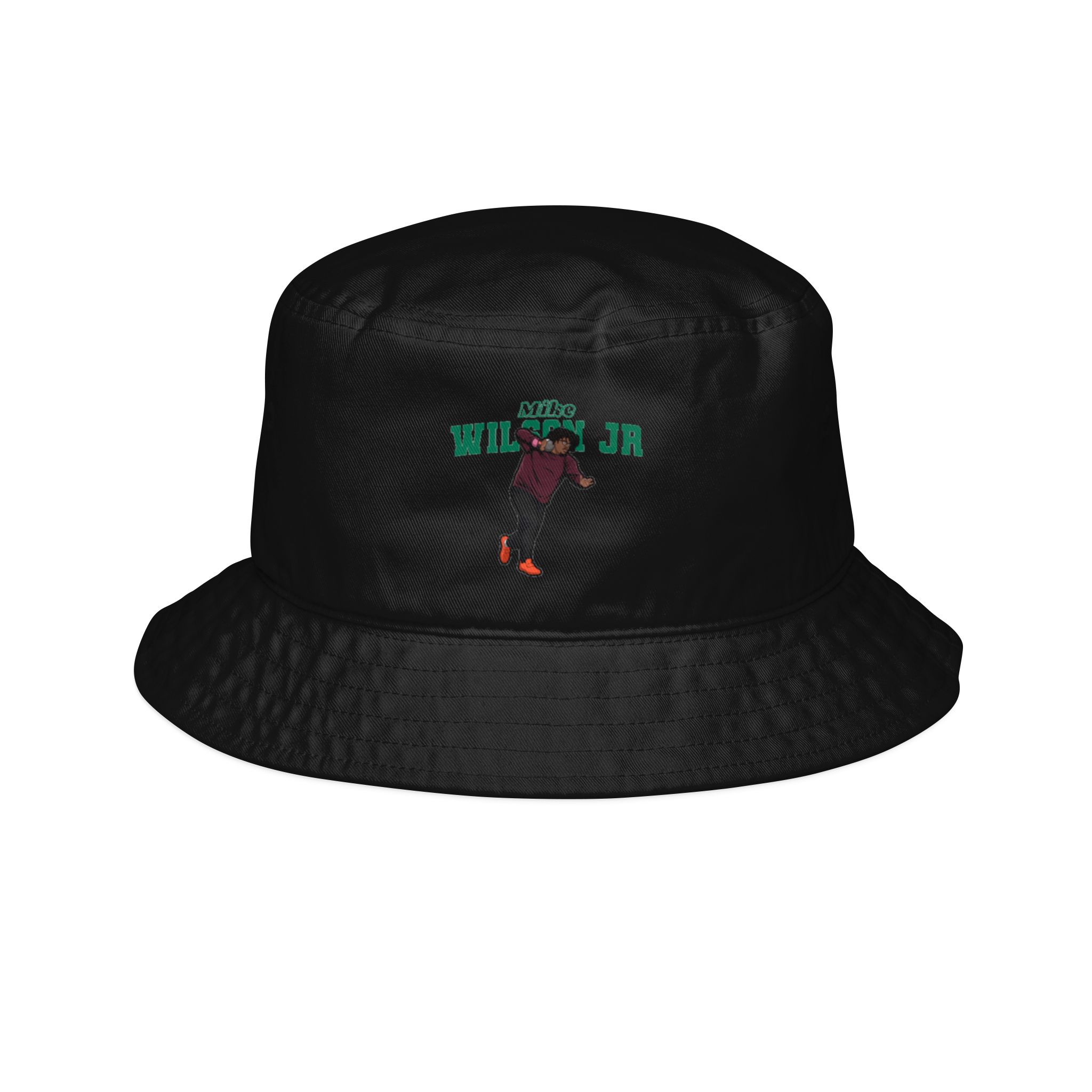 Bucket Hat — character_name_arch in Black