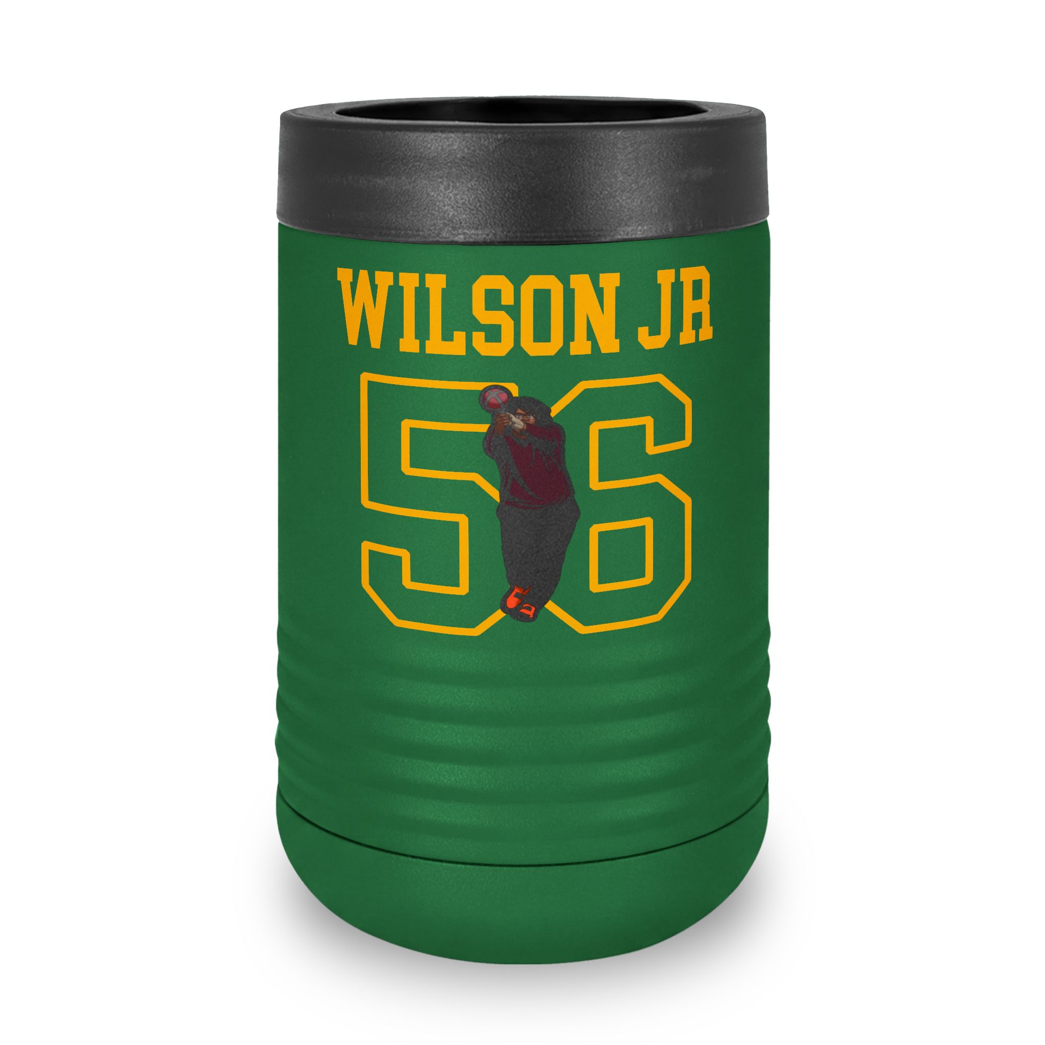 Stainless Can Cooler — character_shirsey in Green