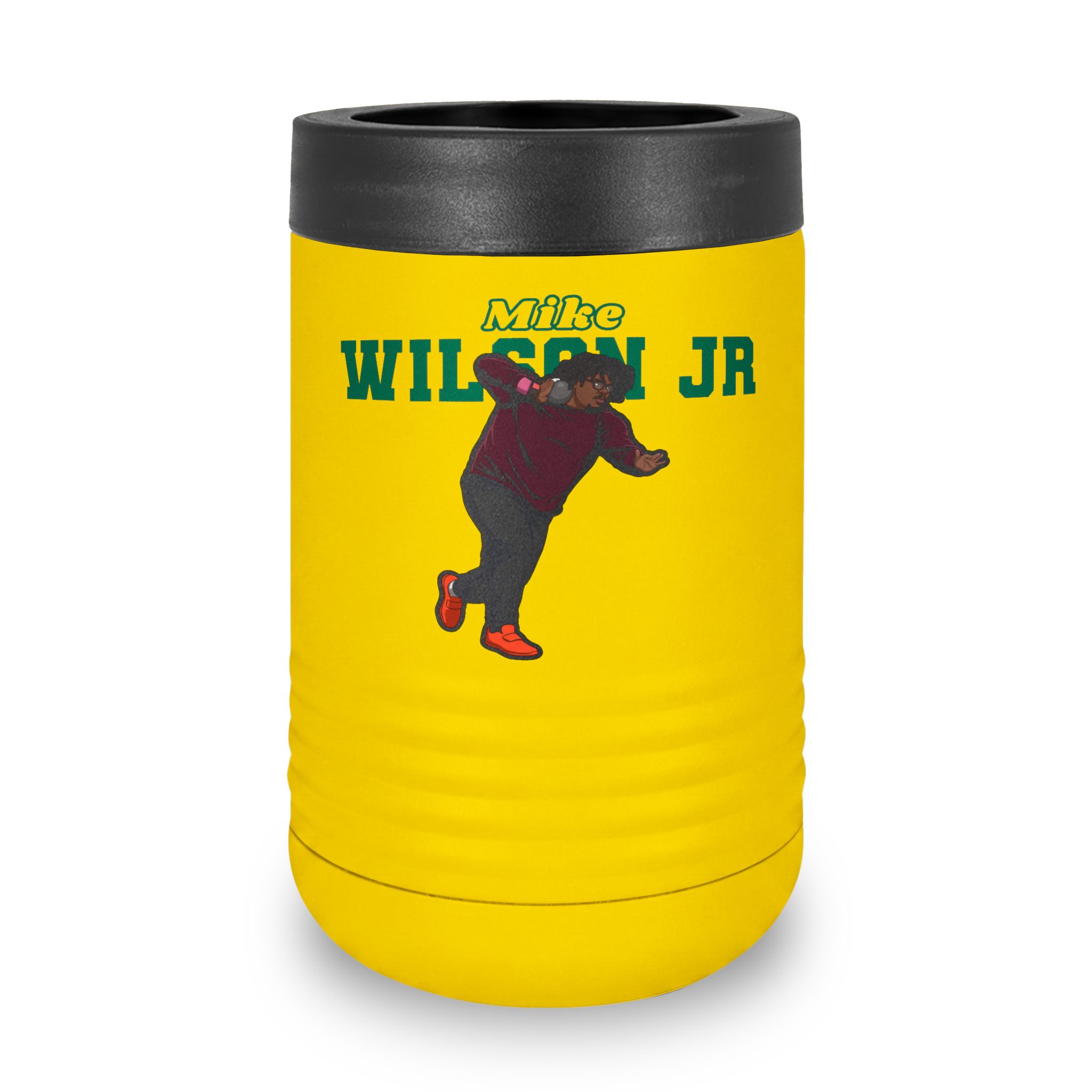 Stainless Can Cooler — character_name_arch in Yellow